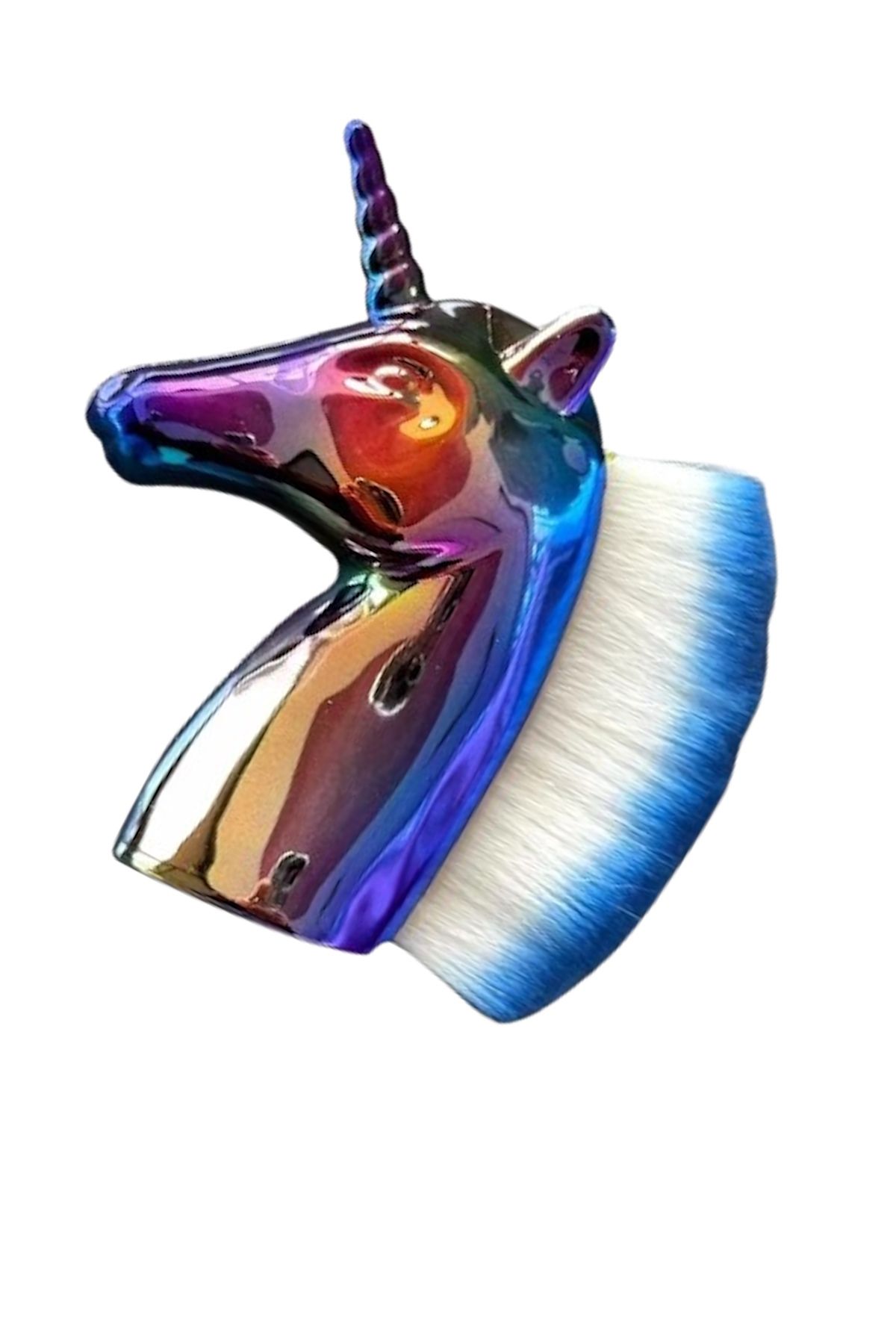 CAŞ DEKORASYON Karışık Renk Unicorn Allık Fırçası Makyaj Fırçası