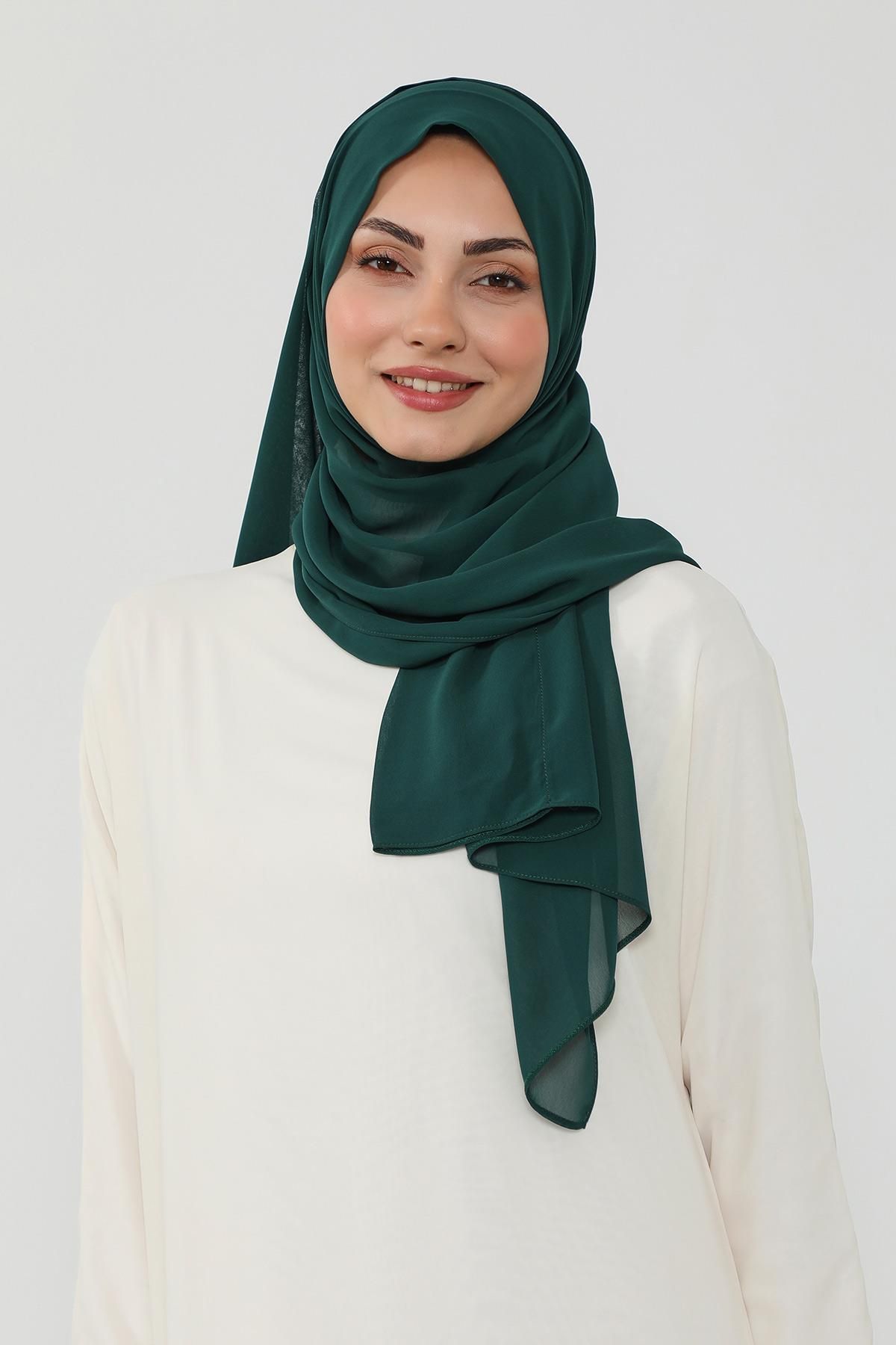 Aisha's Design Penye İç Boneli Pratik Şifon Şal,PS-51