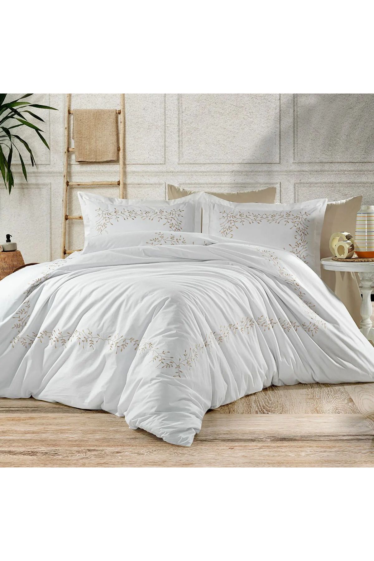 ELLE HOME Gael Brode Çift Kişilik Nevresim Takımı