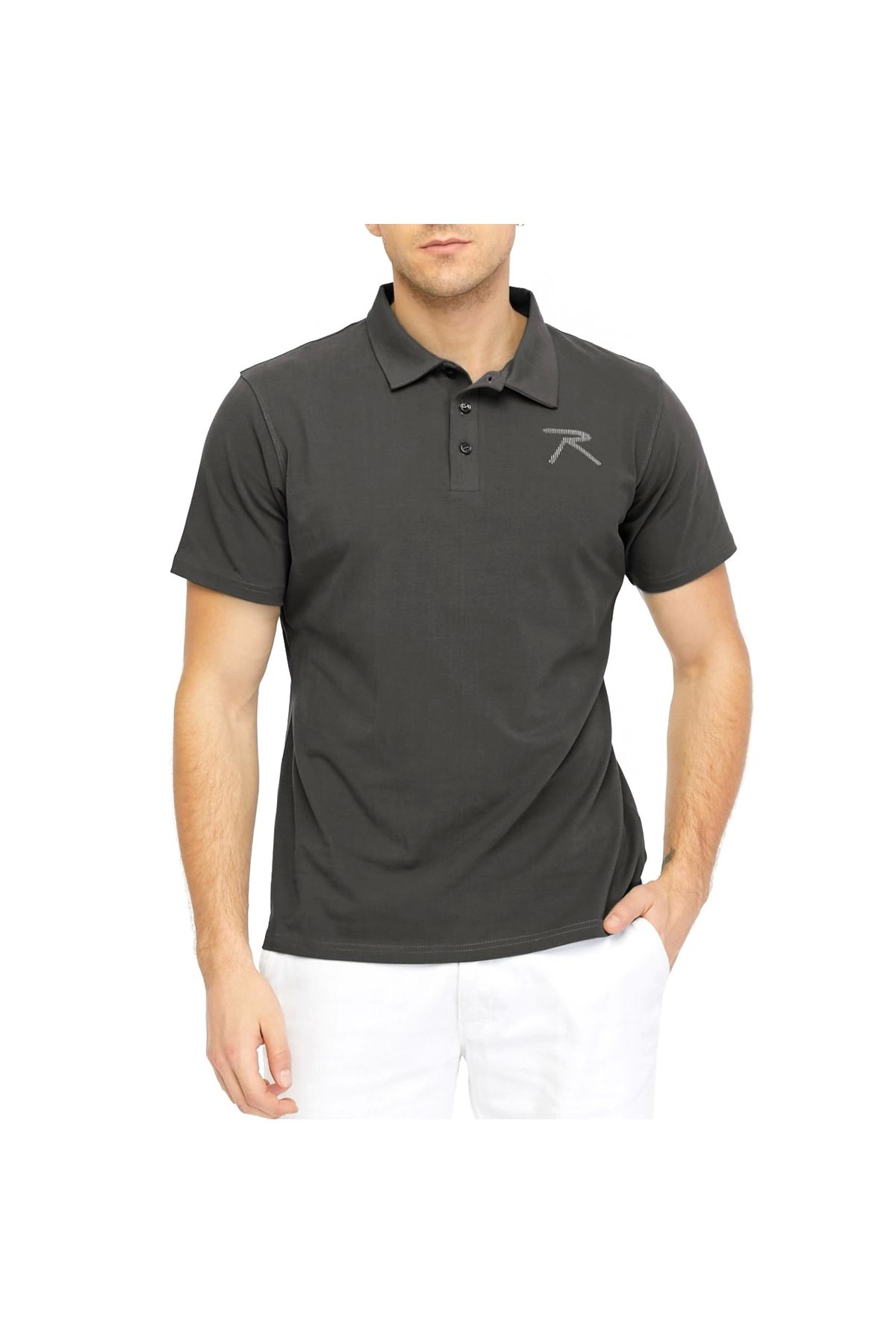 raru Polo T-Shirt OSTENDO ANTRASİT