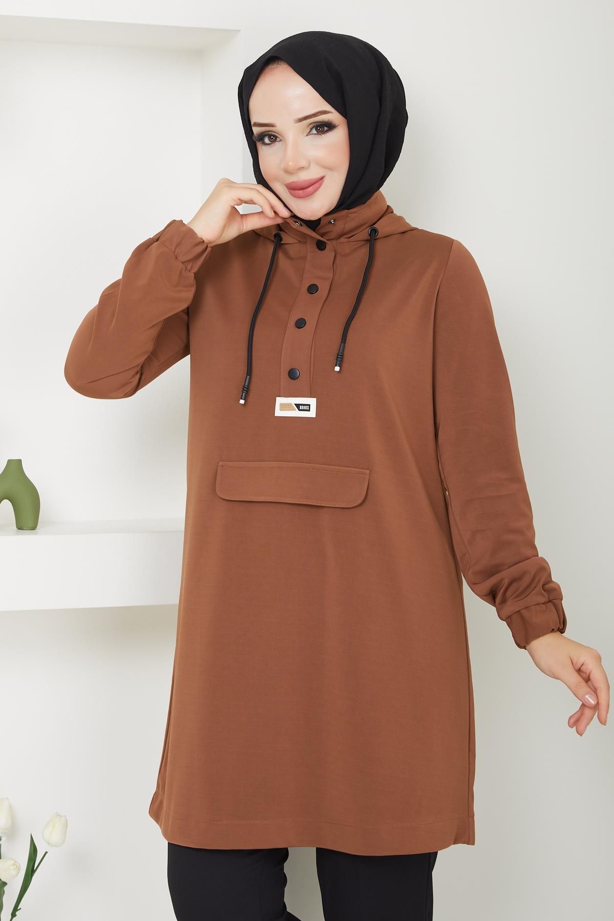 Doque-Seasonal Women's Tunic Hooded 61013Y 2