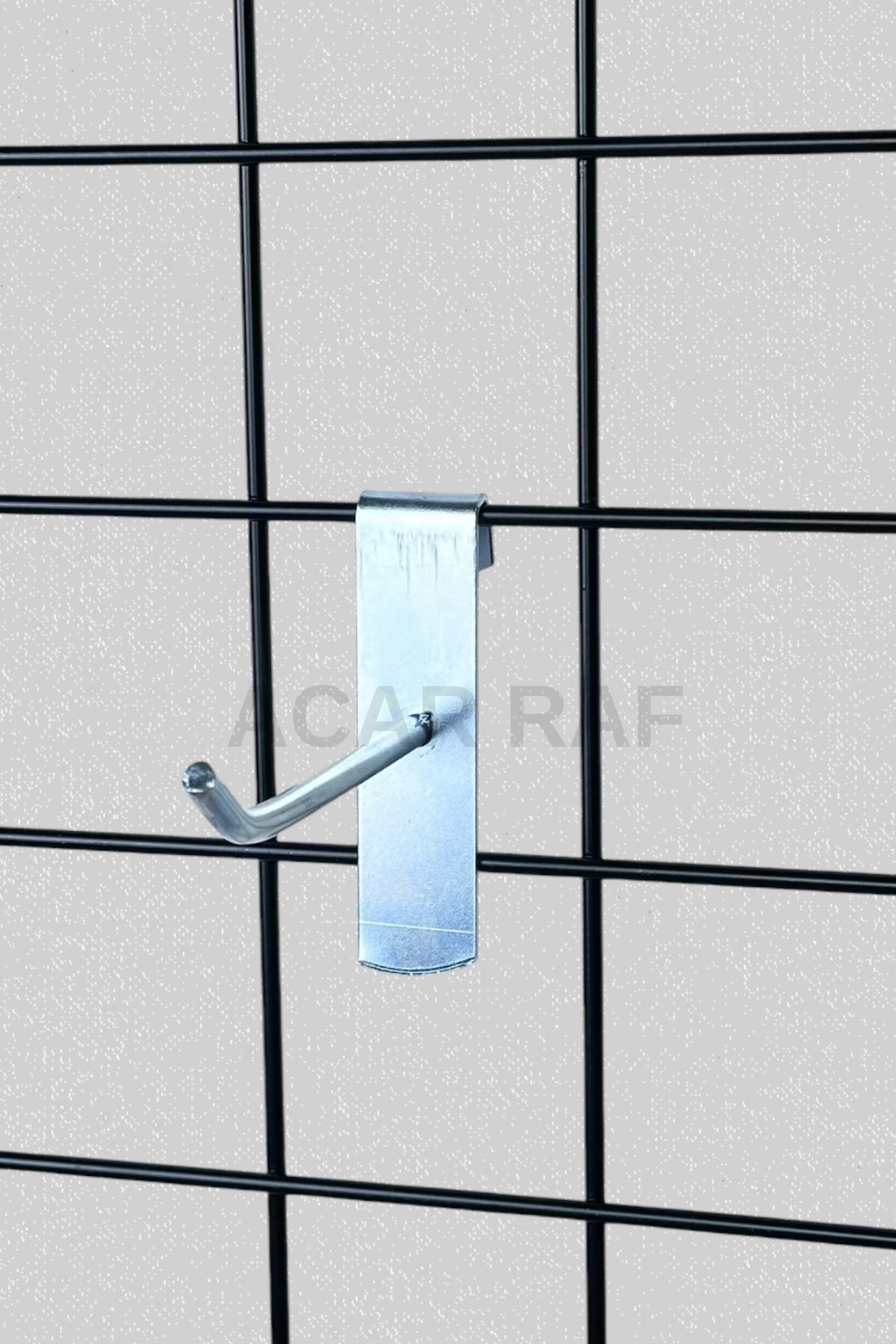 RAFAX-10 Pcs 15 cm Wire Board Hook with Shelf and Wire Hanger 4