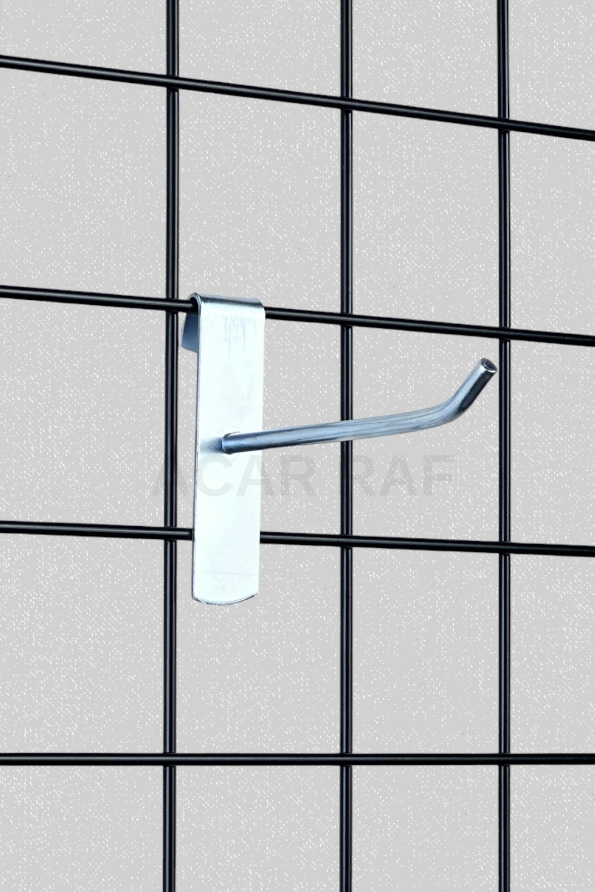 RAFAX-10 Pcs 15 cm Wire Board Hook with Shelf and Wire Hanger 8