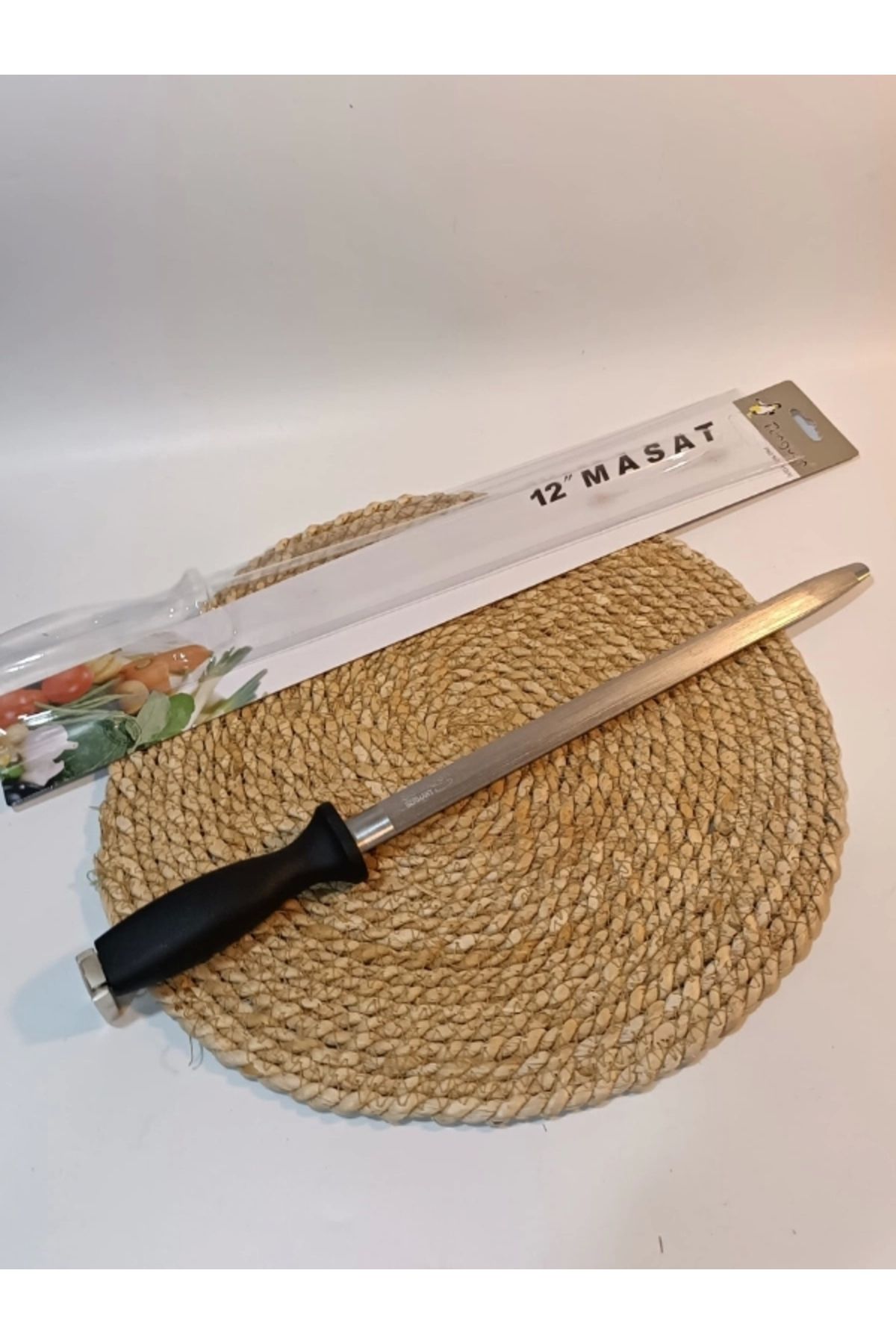 Bileyici 12'lik Masat Bıçak Satır Zırh Bileme Mutfak Bıçak Seti Bileme Solingen Germany 42 cm