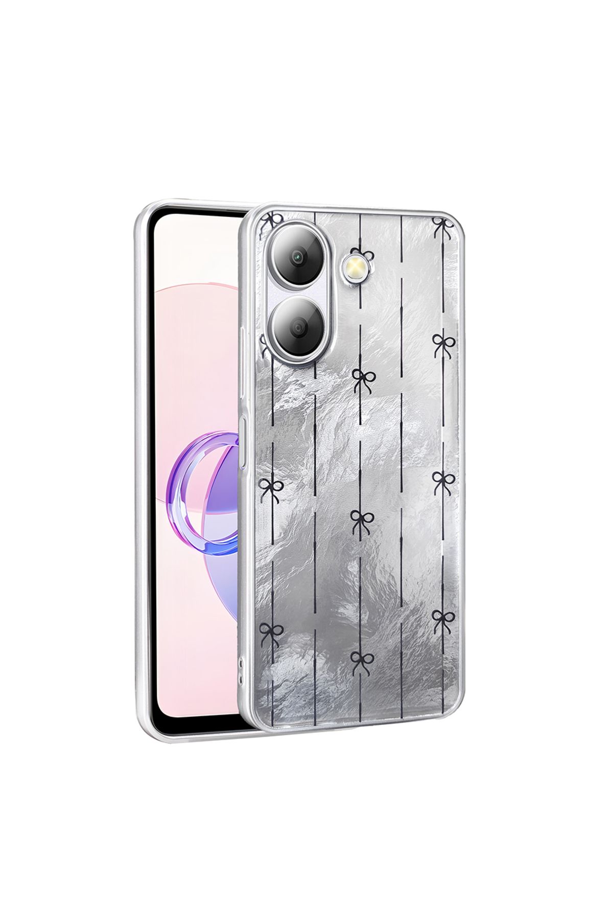 HTstore Xiaomi Uyumlu Redmi 13C Kılıf Desenli Zore Mep Kapak
