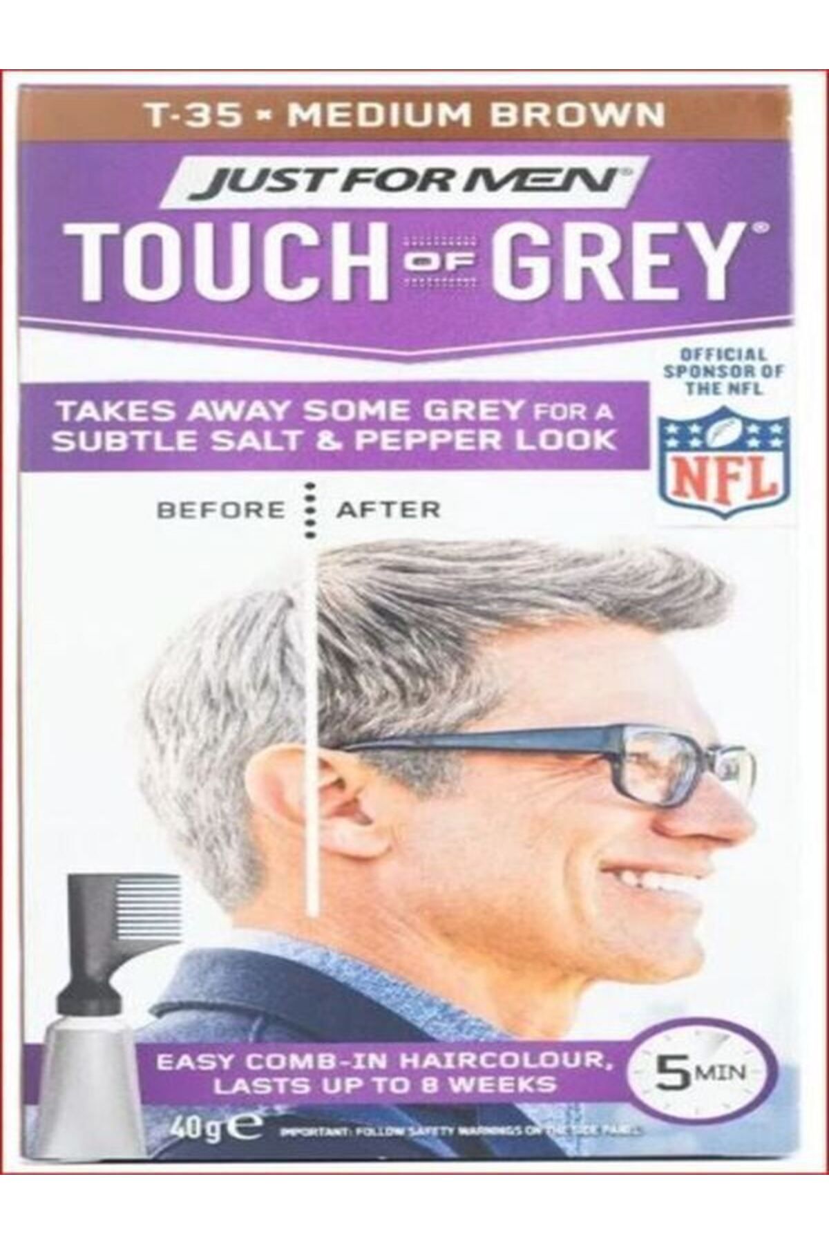 Just For Men Touch Of Grey Saç Boyası Orta Kahve T-35 (medıum brown)