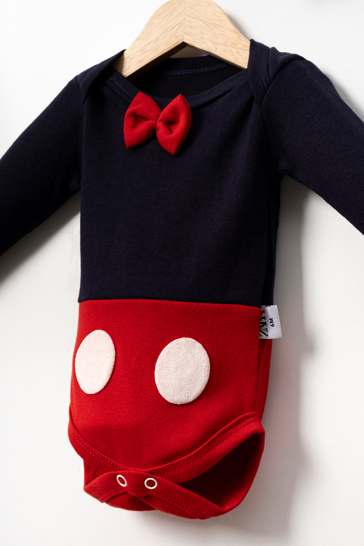 Bubito Mickey Görselli Şapkalı 2'li Bebek Badi fotoğrafı 3 (önizleme)