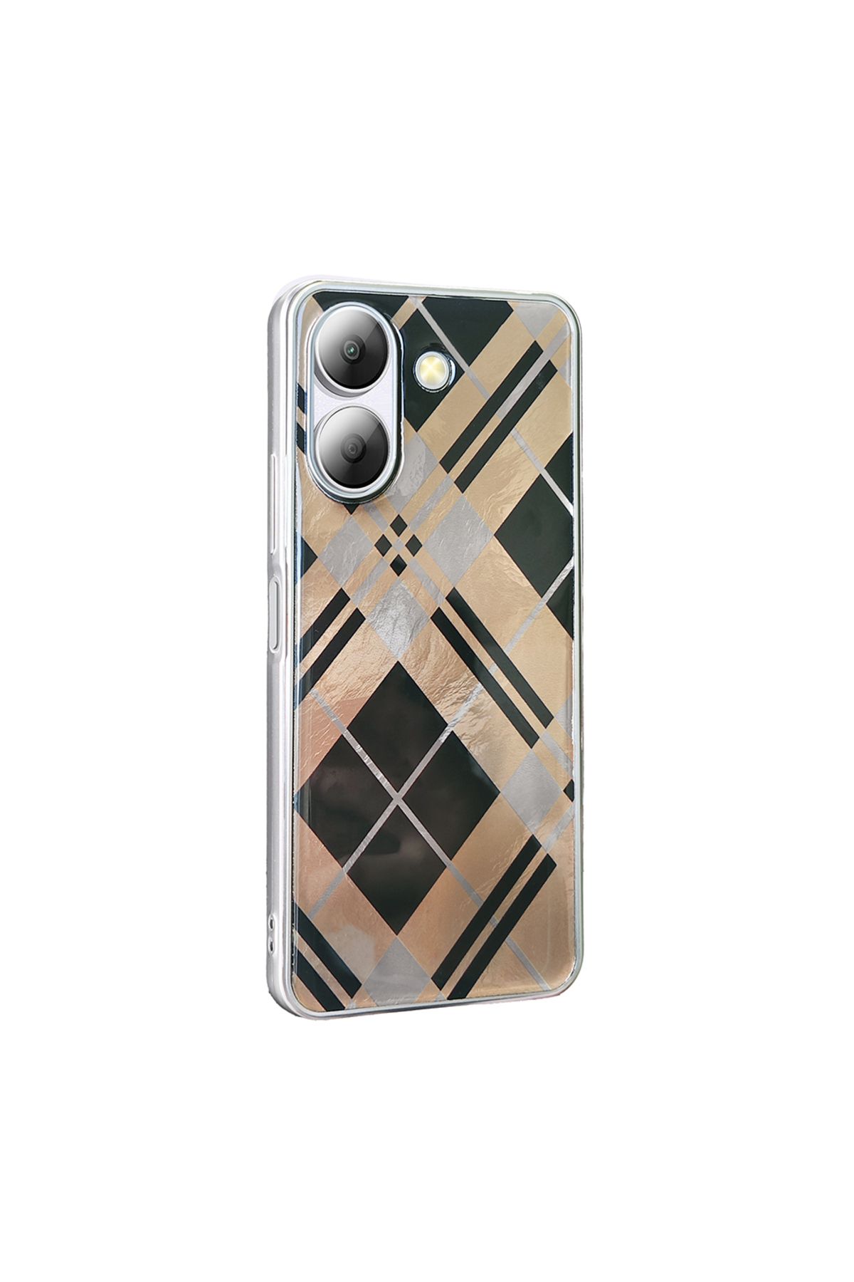 HTstore Xiaomi Uyumlu Redmi 13C Kılıf Desenli Zore Mep Kapak-Geometrik