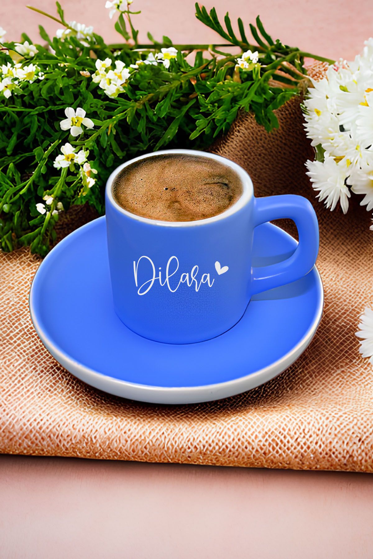 HEDİYEDİYE Kişiye Özel İsimli Kahve Fincanı