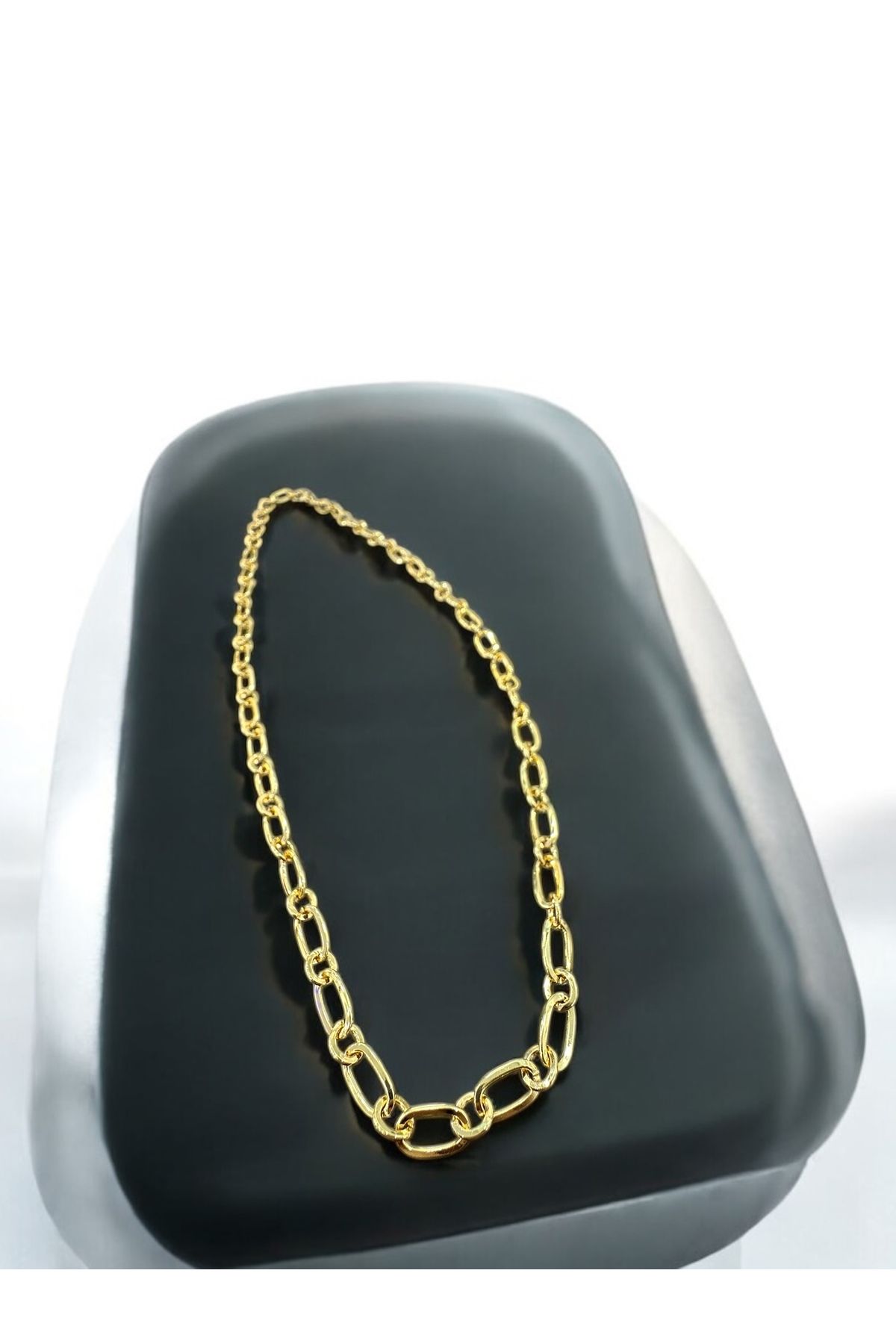 PURE BERRY KALIN GOLD RENK ÇELİK KOLYE