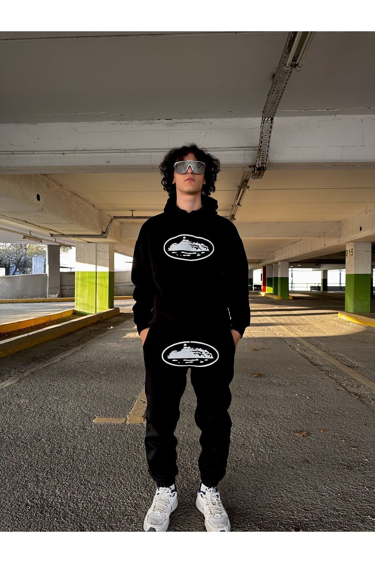 ELNOYA Corteiz Baskılı Unisex Hoodie Takım Sokak Giyim Tarzı