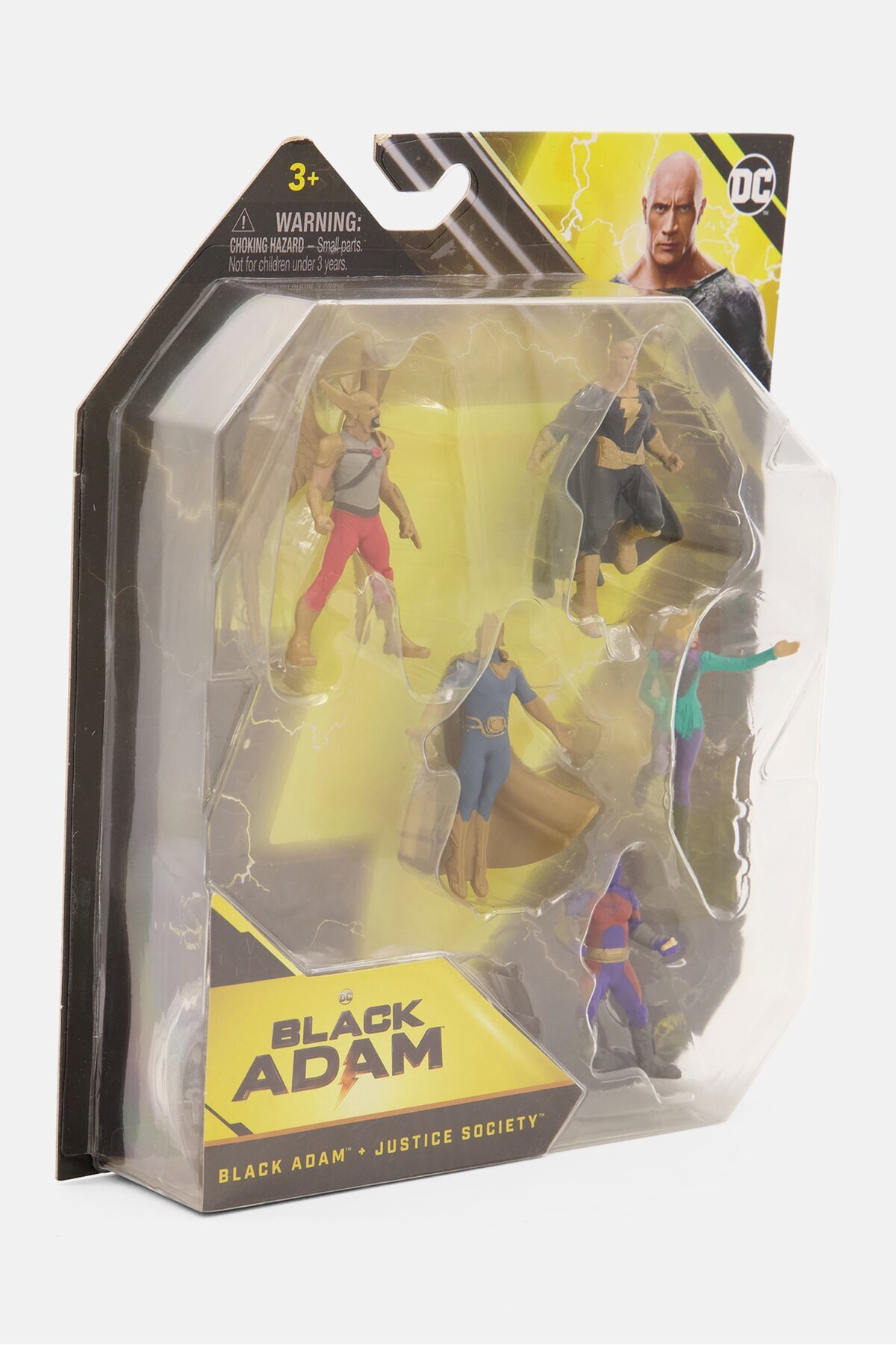 DC-Set Of 5 Black Adam With Justice Society Mini Figure, Black Combo 3