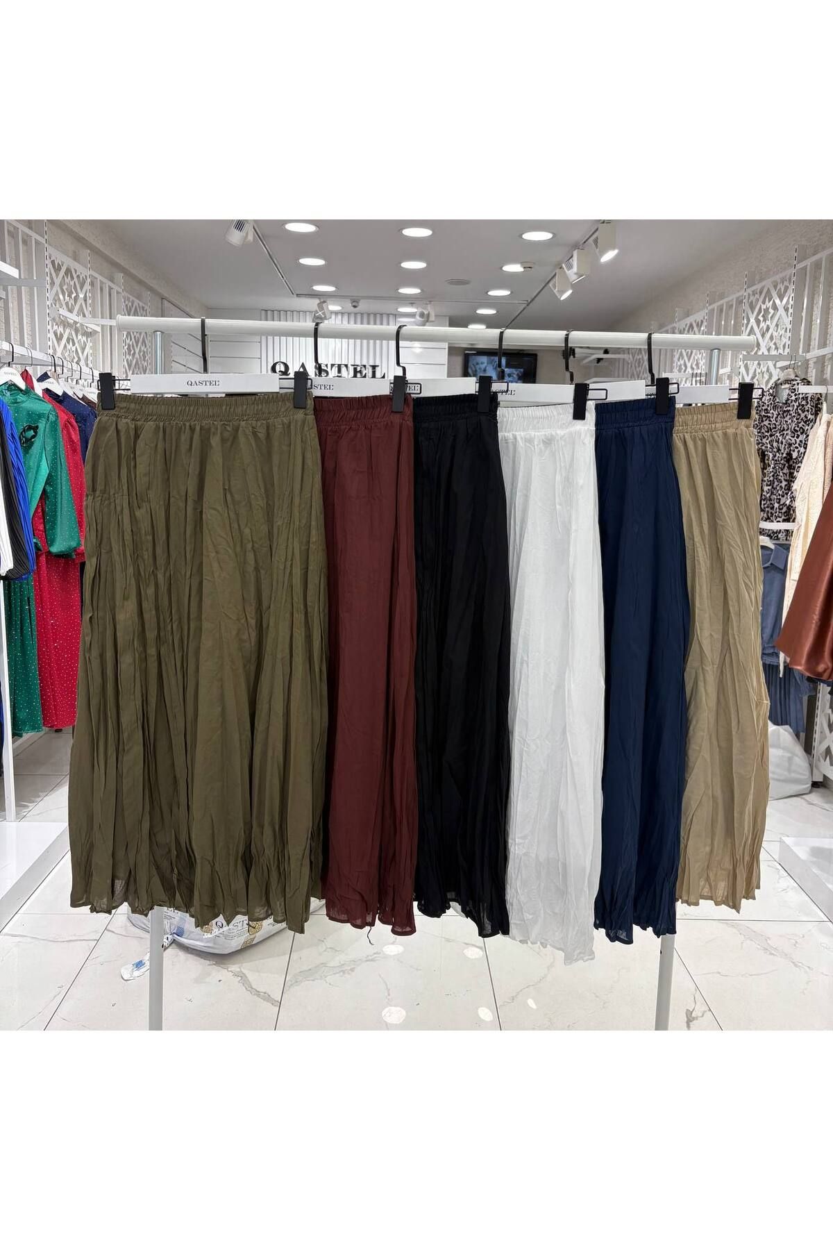 SAY BUTİK Kırışık etek