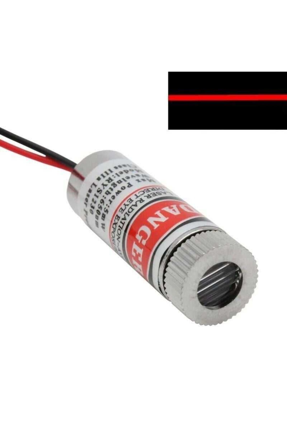 Diyotlab 12mm 650nm 5mw Kırmızı Çizgi Lazer