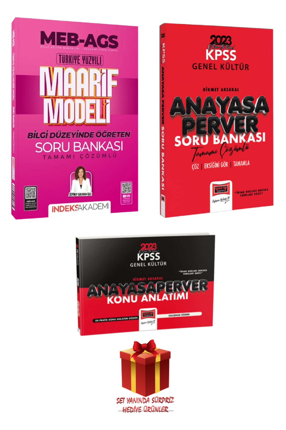 İndeks Akademi 2025 MEB-AGS Maarif Modeli Soru Bankası+Anayasaperver Soru Bankası+Konu Anlatımı| Zeynep Salman İçli