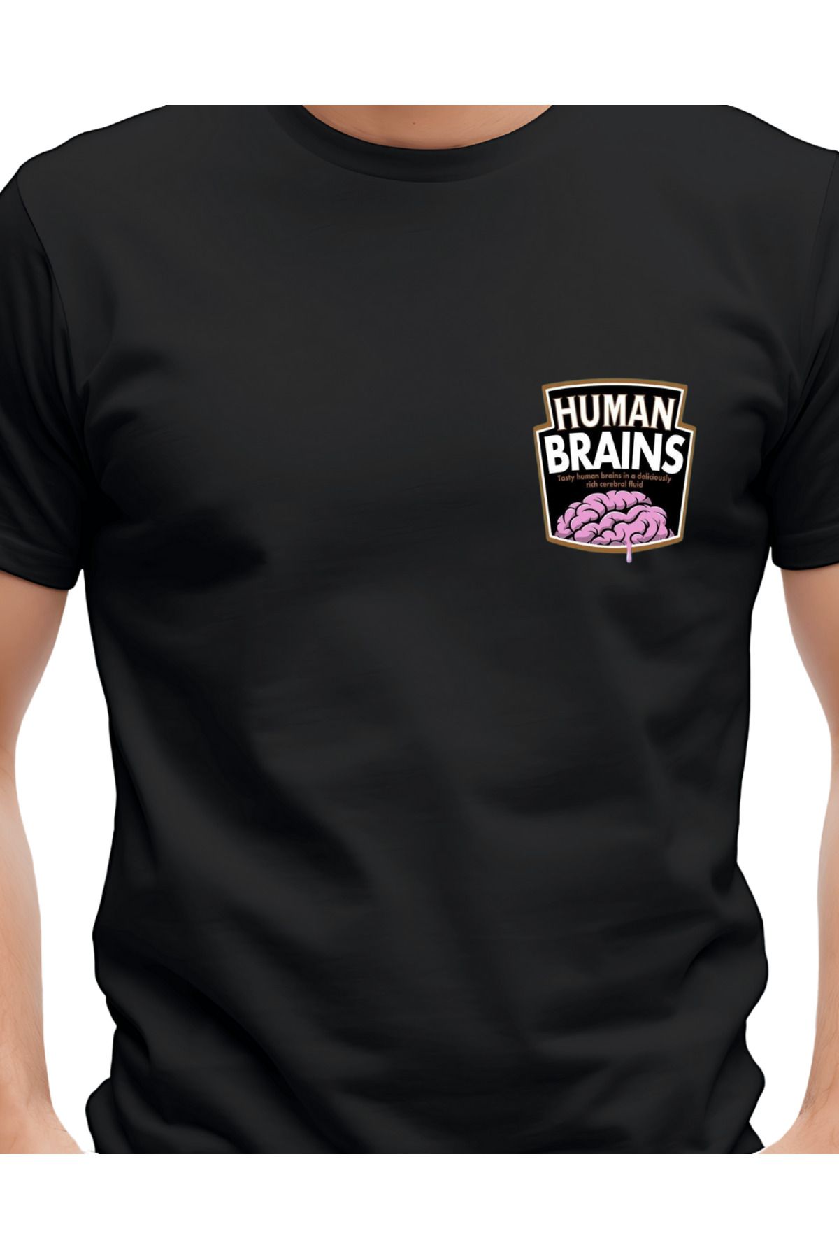 Ebiidesign Human Brain Tasarımlı Baskılı T-Shirt