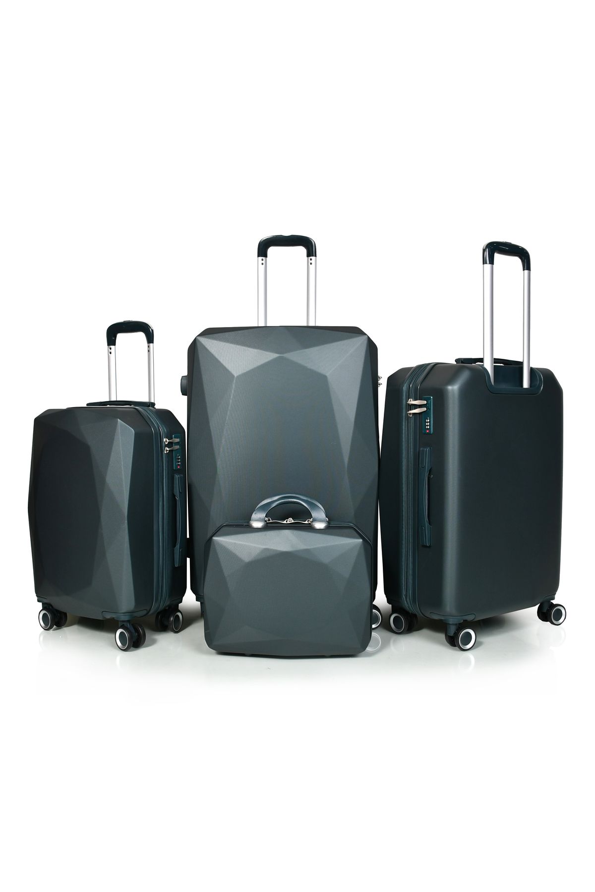 MORANO-Morano 4-Piece Luggage Set Durable and Lightweight Spinner Wheeled Suitcase with Numbered Security Lock 1