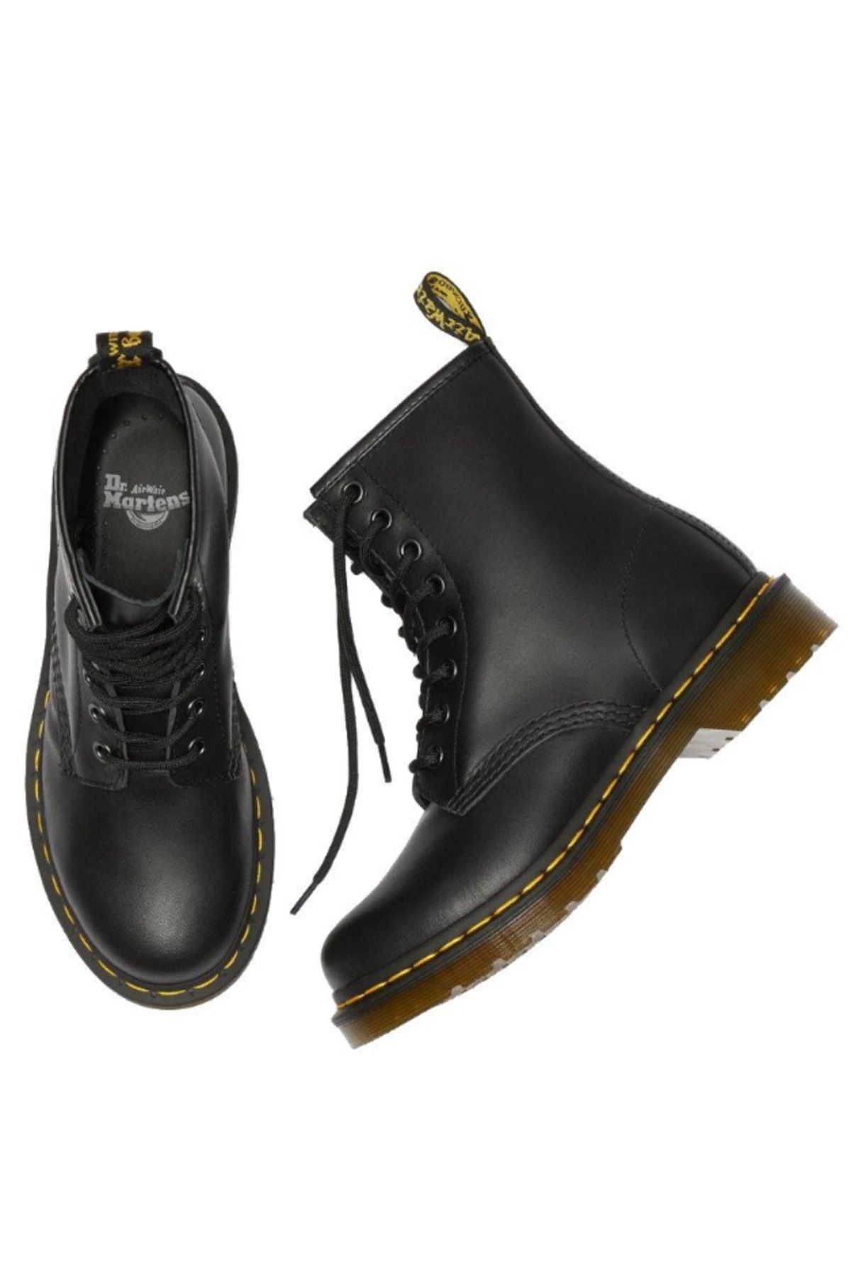 Dr. Martens-Dr. Martens 1460 Ghete militare unisex cu 8 ochiuri, negre 2