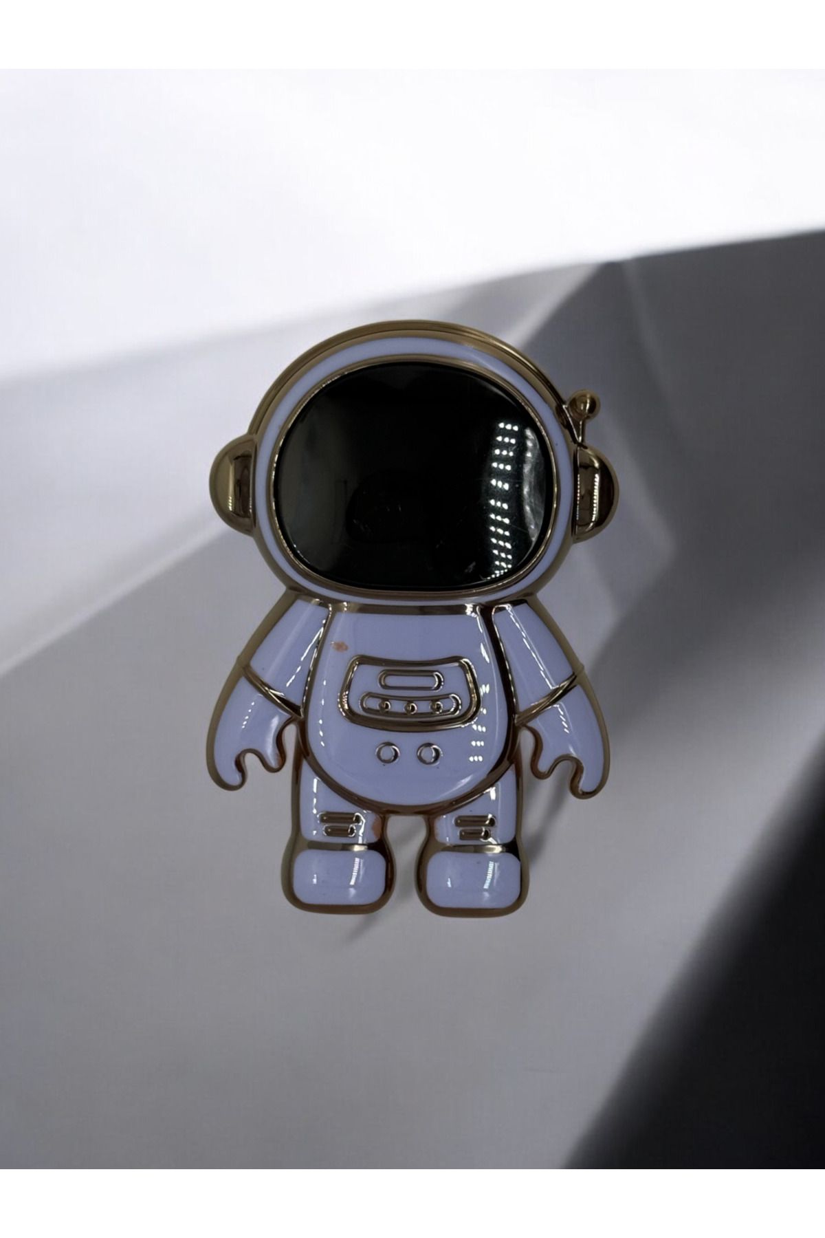 DUBİGOLD TELEFON KILIFI İÇİN ASTRONOT STAND APARATI TELEFON TUTUCU UYUMLU YATAY DİKEY STAND - TURKUAZ