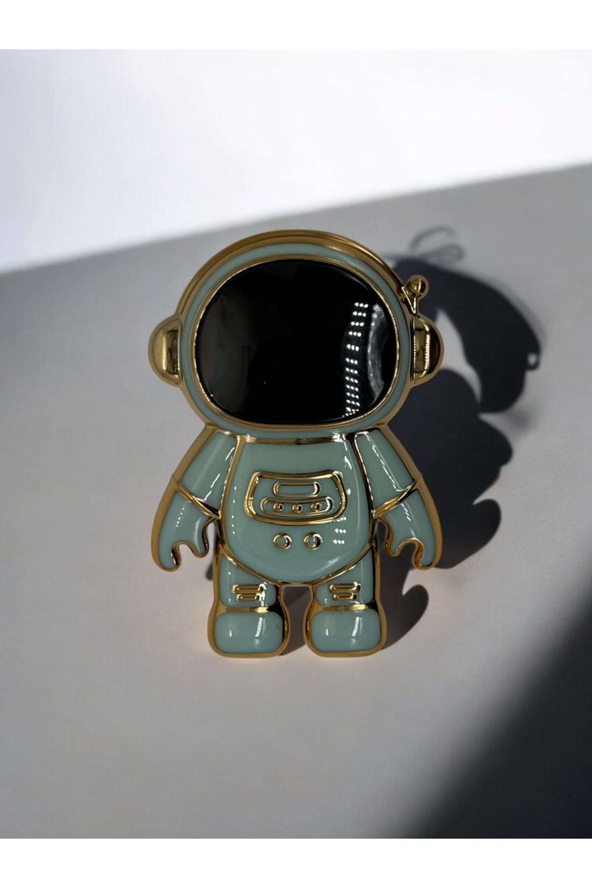 DUBİGOLD TELEFON KILIFI İÇİN ASTRONOT STAND APARATI TELEFON TUTUCU UYUMLU YATAY DİKEY STAND - LİLA