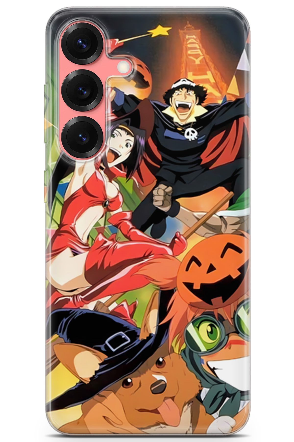 Kordilya Samsung Galaxy S25 uyumlu Manga 28 HD Kapak Cowboy Bebop Kırmızı