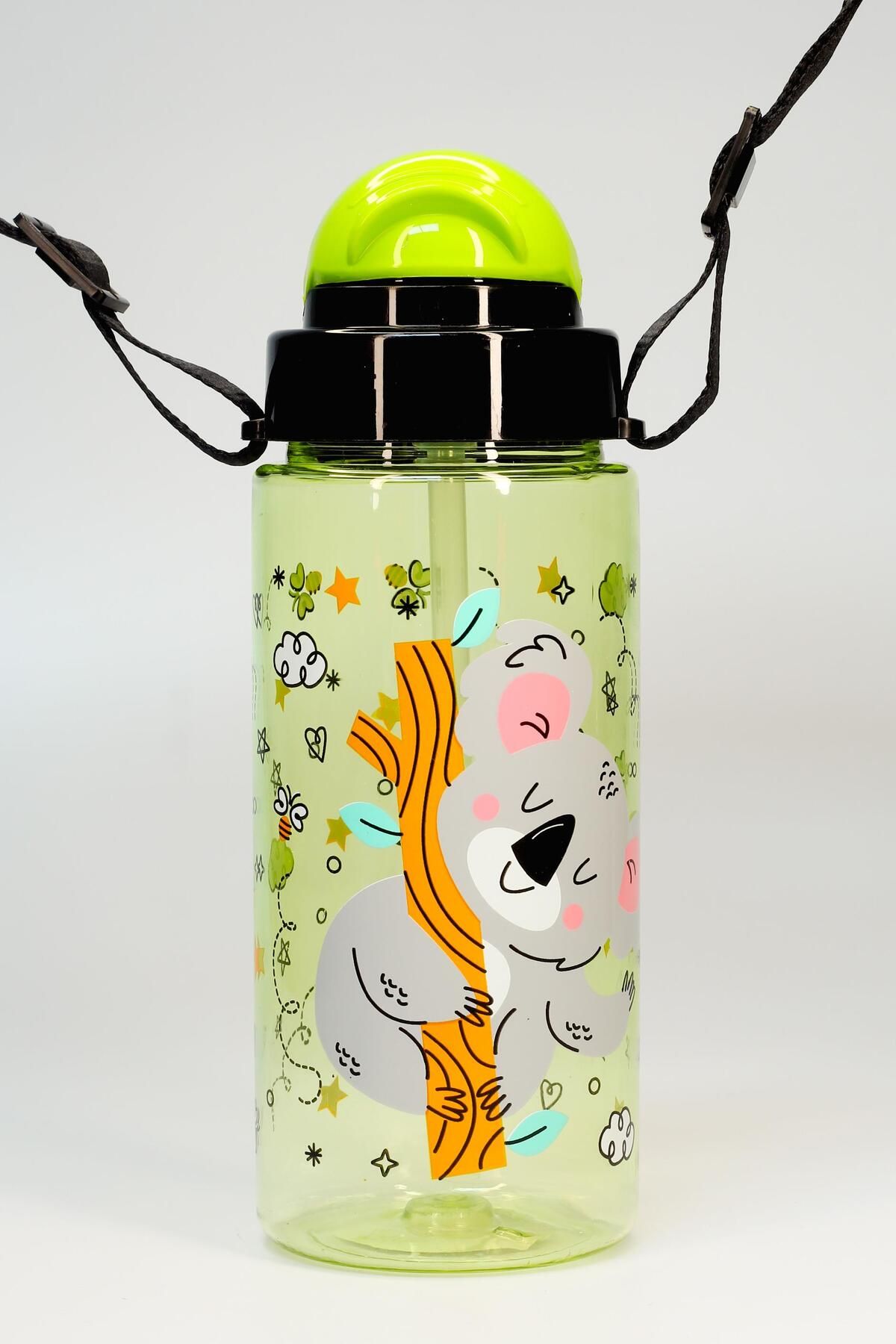 قمقمه ورزشی دخترانه و پسرانه بچگانه آب کودک چربی TRITAN PIPETAN BOTTLE NECK HANGER PRINCESS WATERY BPA 500 میل بنفش T0107 Telvesse