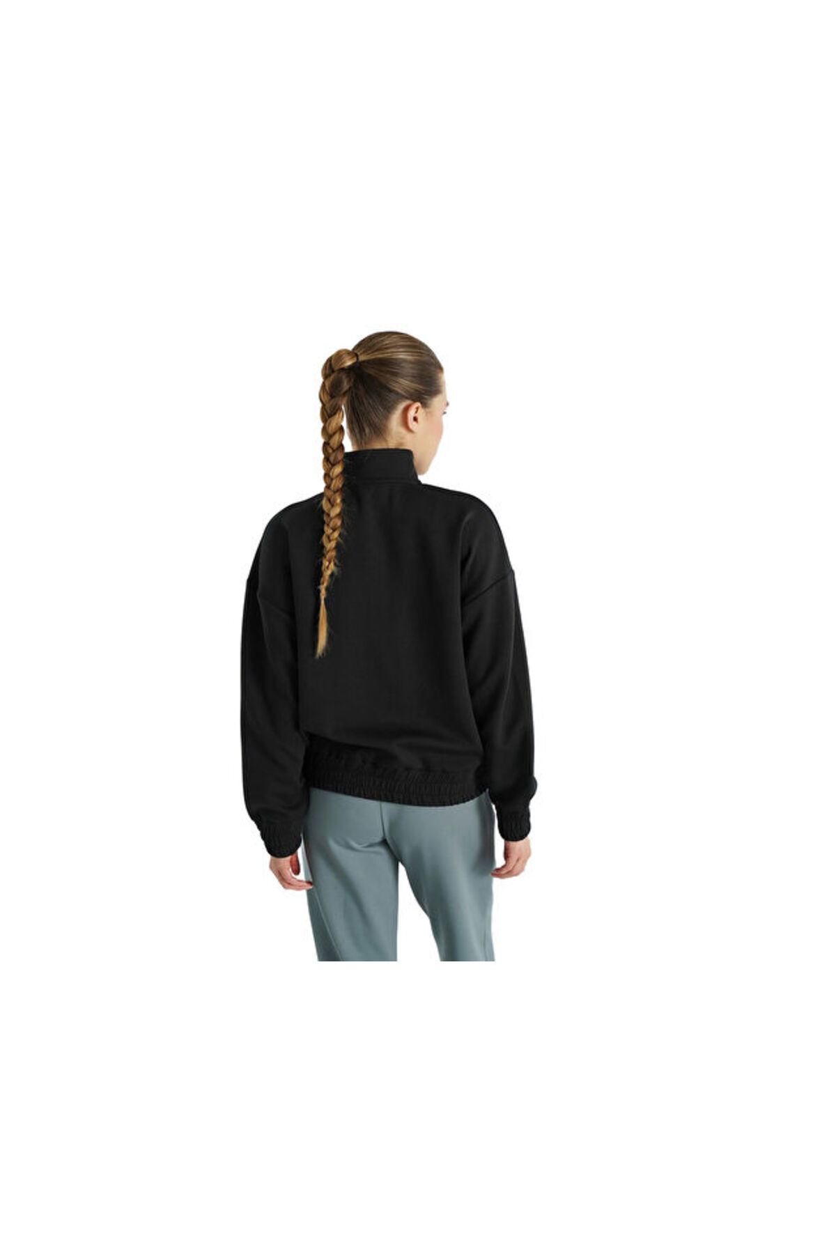 hummel Sabrina Zip Jacket Kadın Günlük Ceket 922293-2001 Siyah görsel 2
