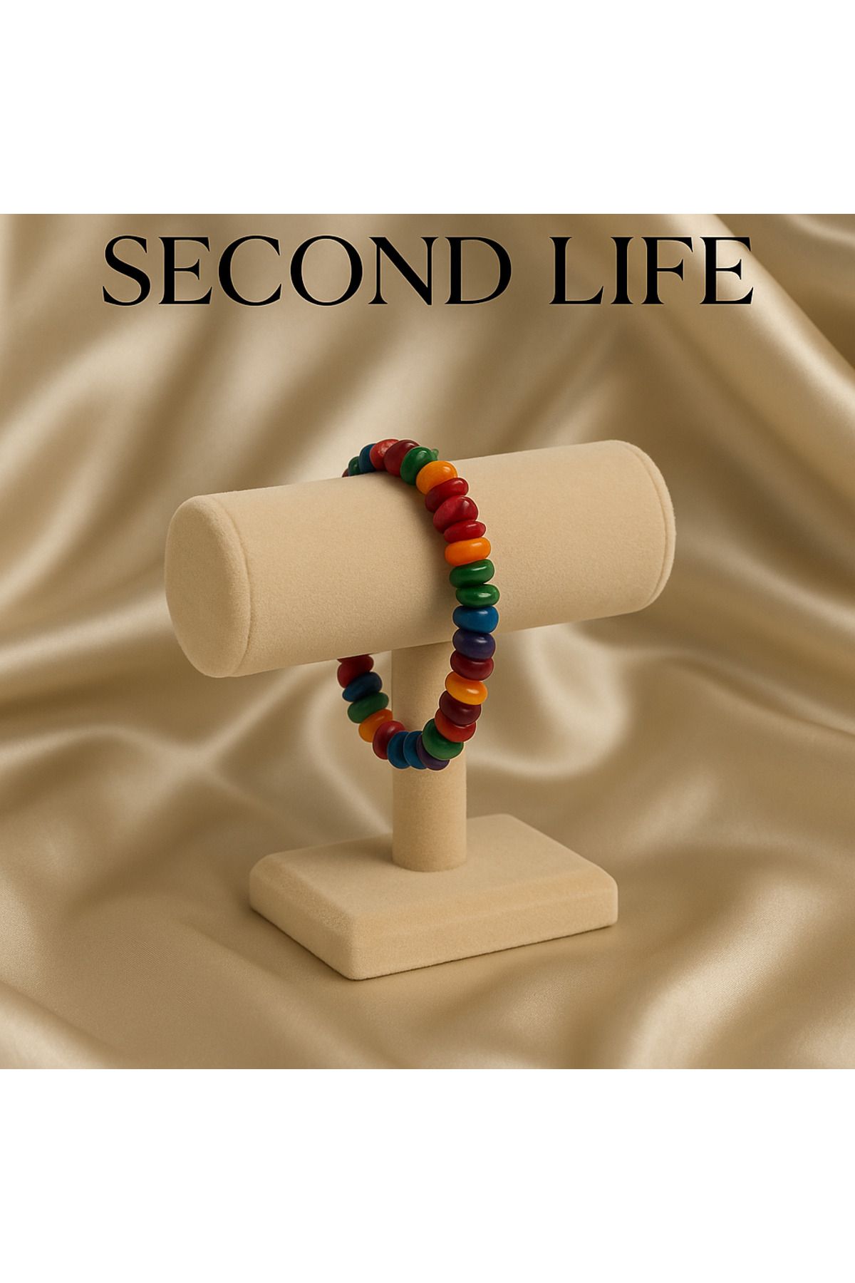 Second Life El Işçiliği Doğaltaş Bileklik Ayarlanabilir Şifa Bereket Denge Sakinlik