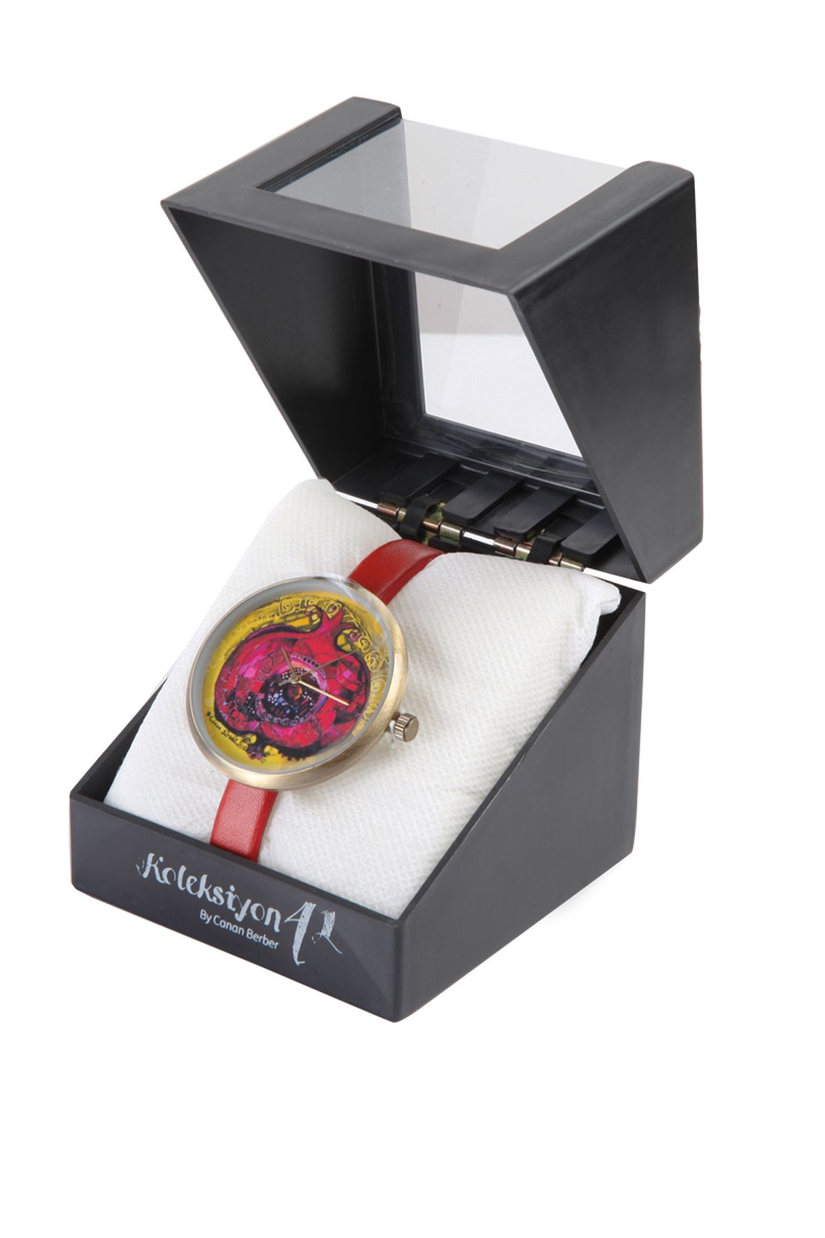 Biggdesign-Pomegranate Patterned Wrist Watch 6