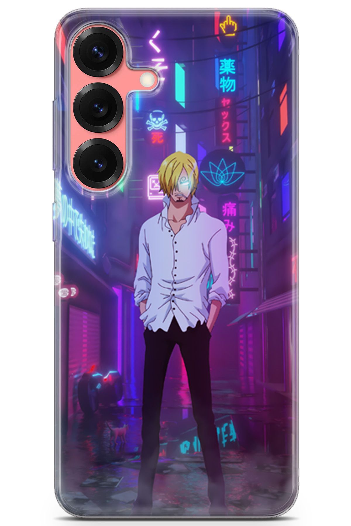 Kordilya Samsung Galaxy S25 uyumlu Manga 33 Koruma Kılıfı One Piece Sanji