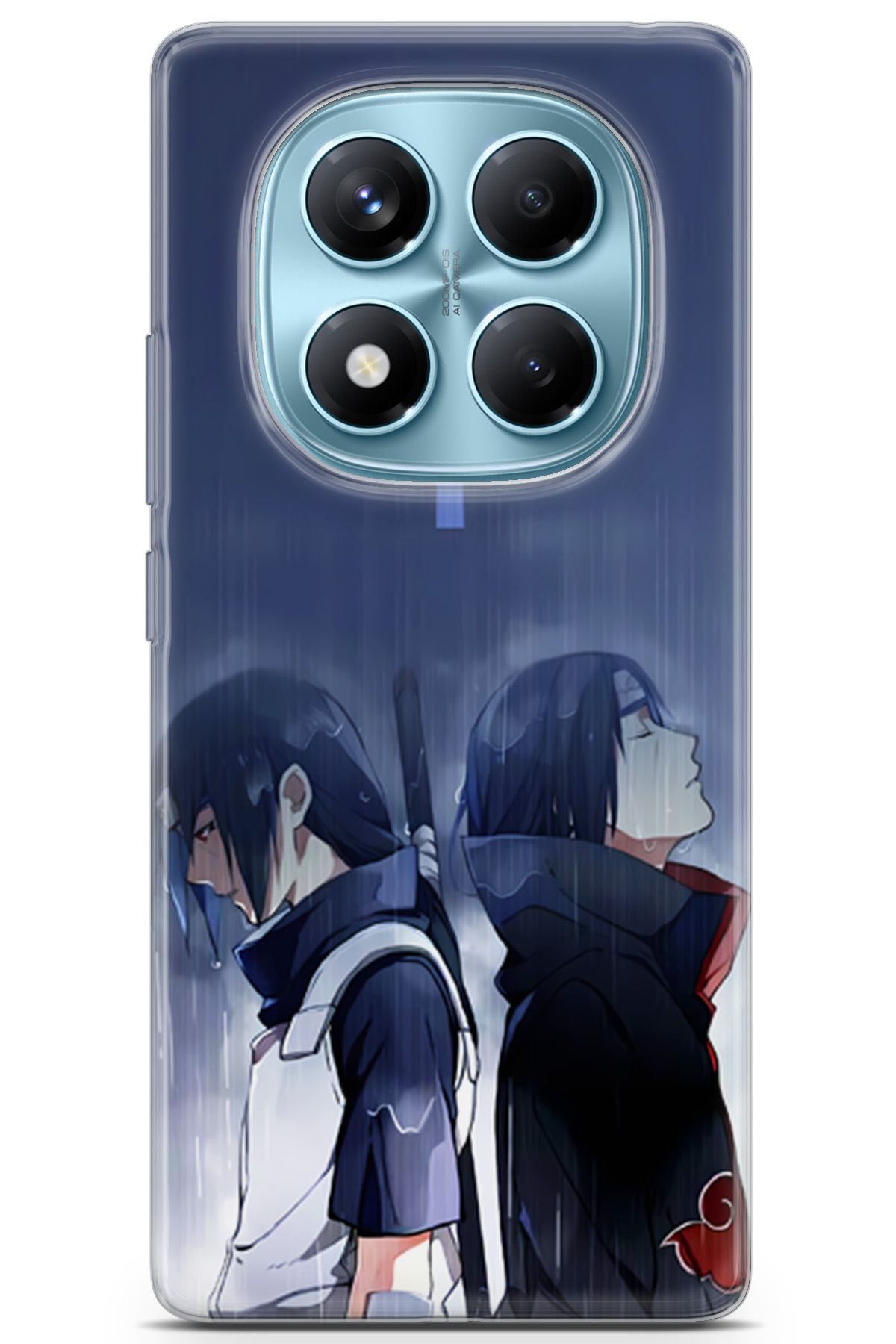 Kordilya Xiaomi Redmi Note 14 Pro 4G uyumlu Manga 14 Koruma Kılıfı Naruto Uchiha