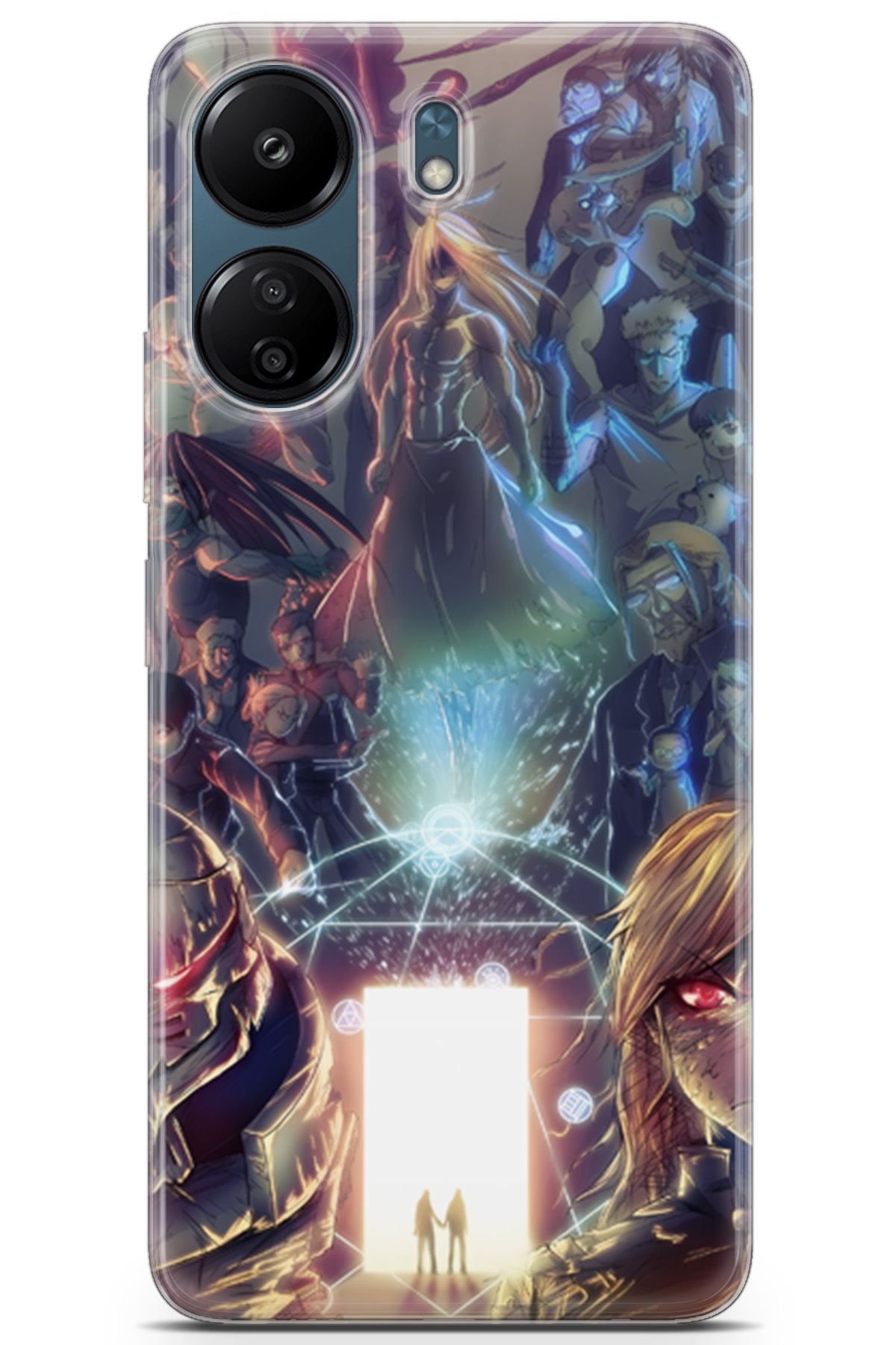 Kordilya Xiaomi Redmi 13C uyumlu Manga 25 TPU 7 ölümcül Günah