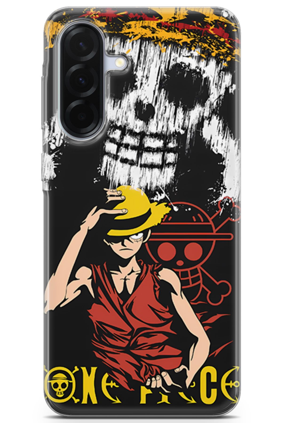 Uvilda Samsung Galaxy A36 uyumlu Anime 24 Şeffaf One Piece Luffy II