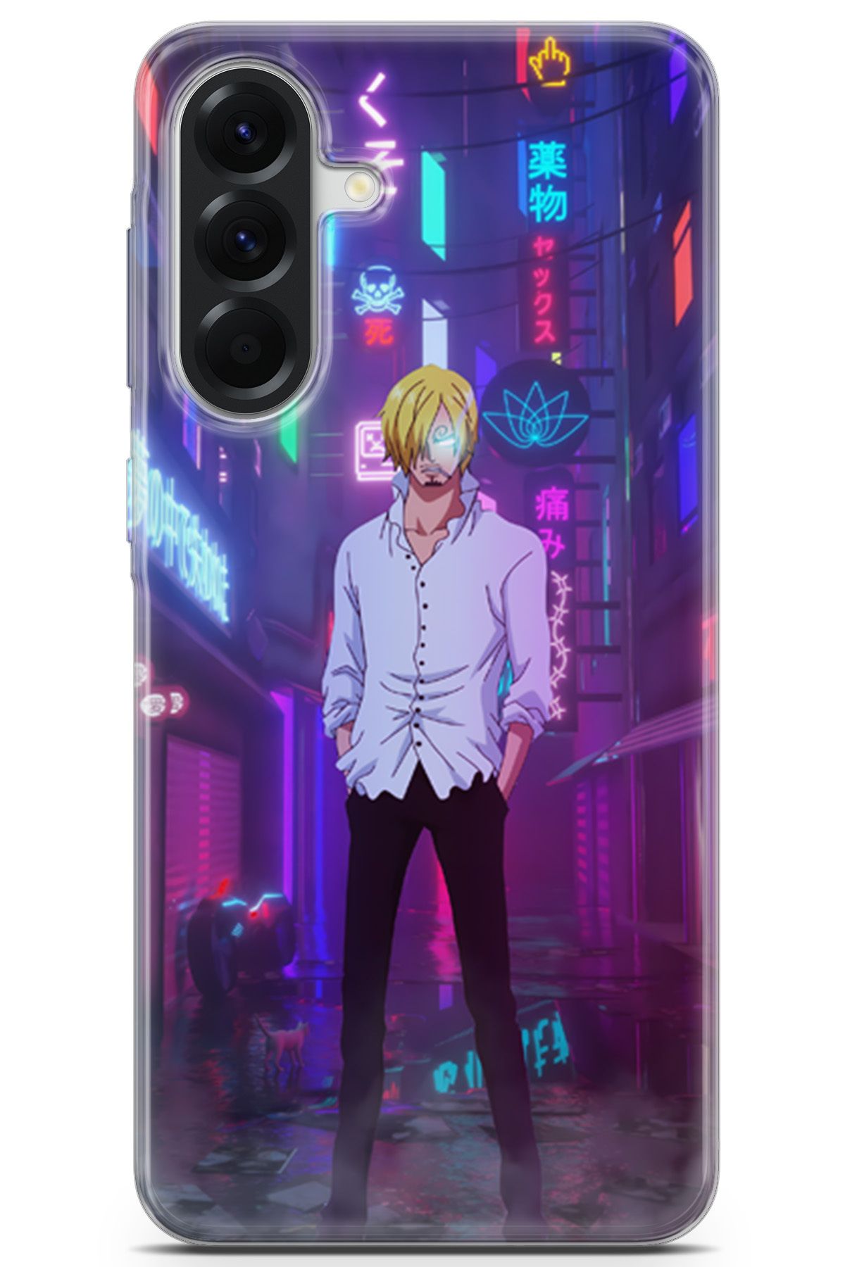 Kordilya Samsung Galaxy A56 uyumlu Manga 33 Baskılı Telefon Kabı One Piece Sanji