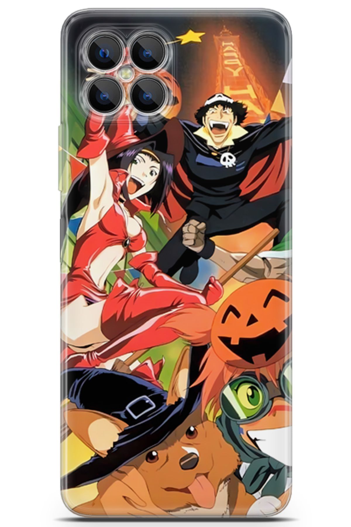 Kordilya Omix X600 uyumlu Manga 28 Koruma Kılıfı Cowboy Bebop Kırmızı