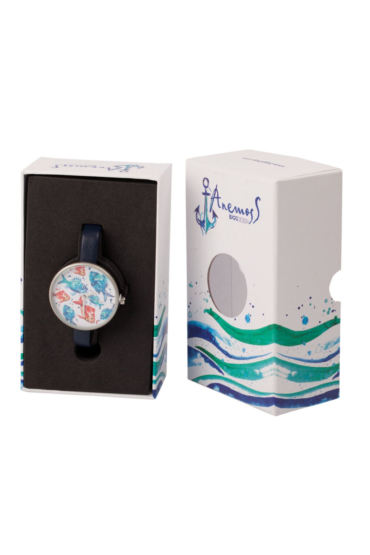 ANEMOSS-Aquarium Women's Leather Watch 3