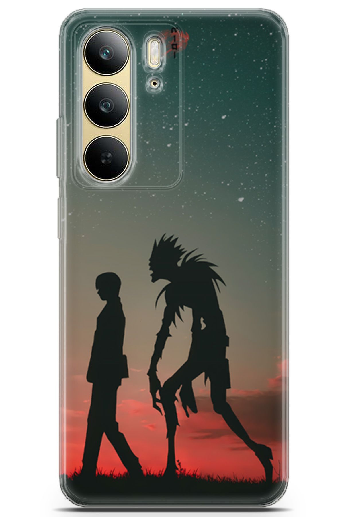 Kordilya Realme C75 uyumlu Manga 15 Telefon Kabı Death Note Gece