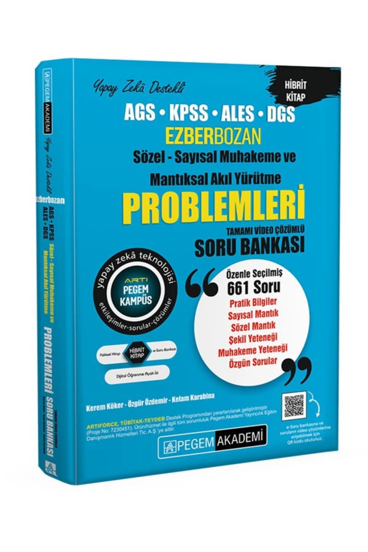 Marsis Yayınları Pegem Akademi KPSS Problemler Soru Bankası