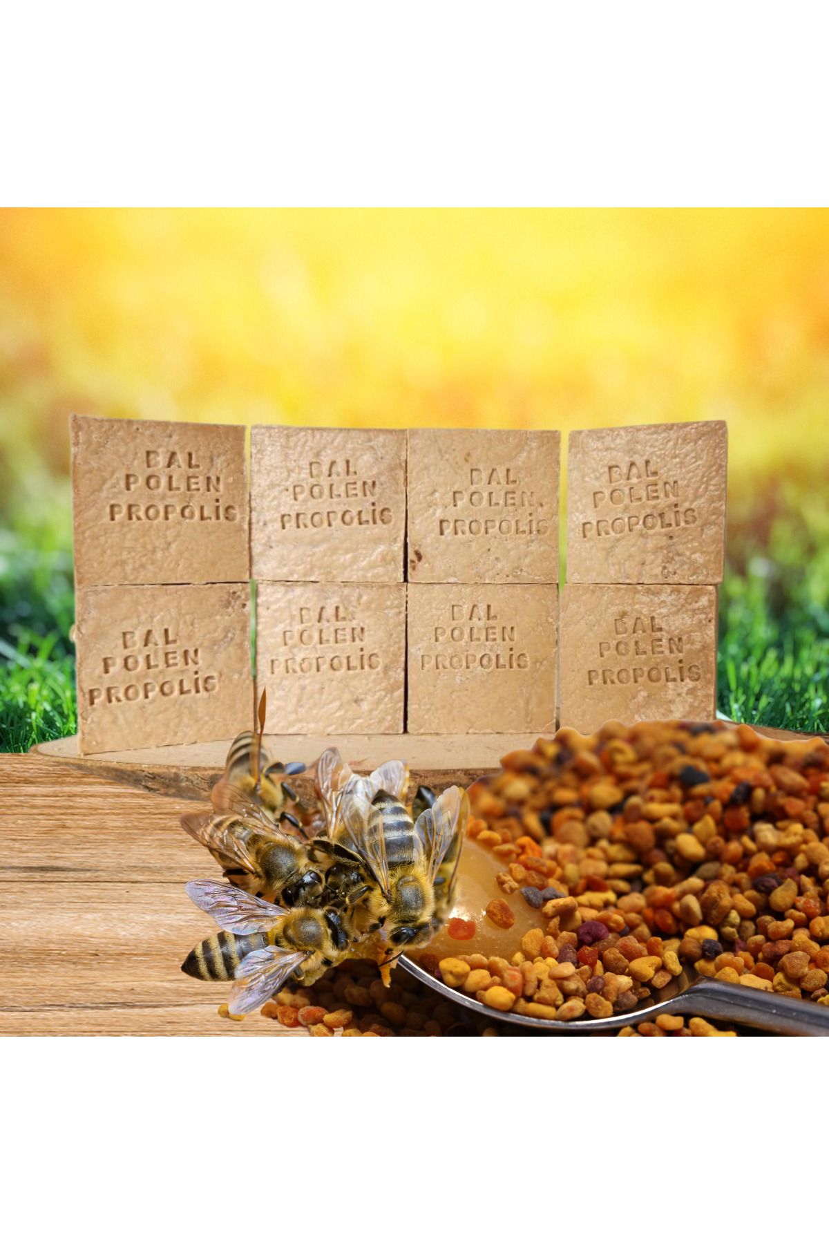 tedaks 16'lı Set Doğal Bitkiözlü Kalıp Sabun Bal Polen Propolis