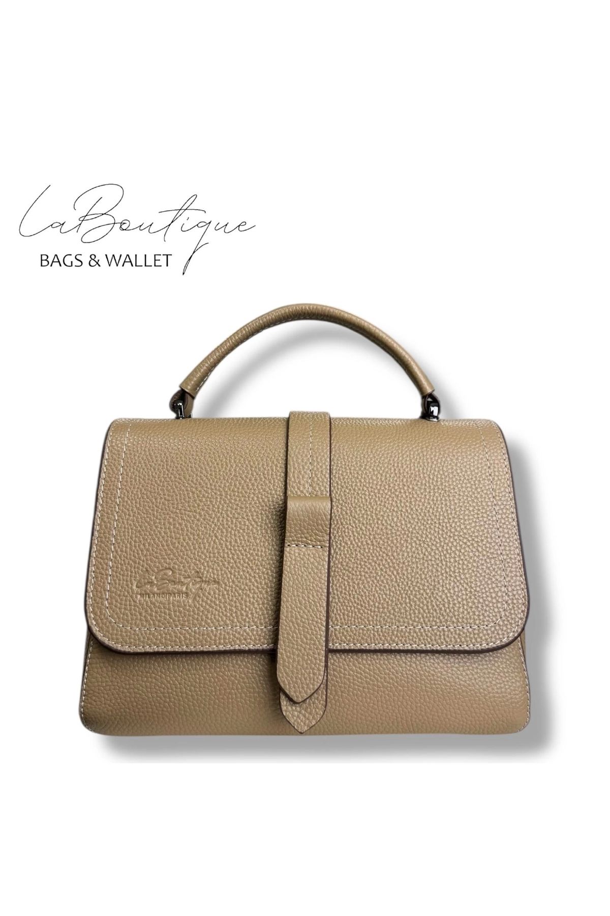 LA BOUTIQUE %100 DERİ LB ÇANTA D-2300 BİSKÜVİ