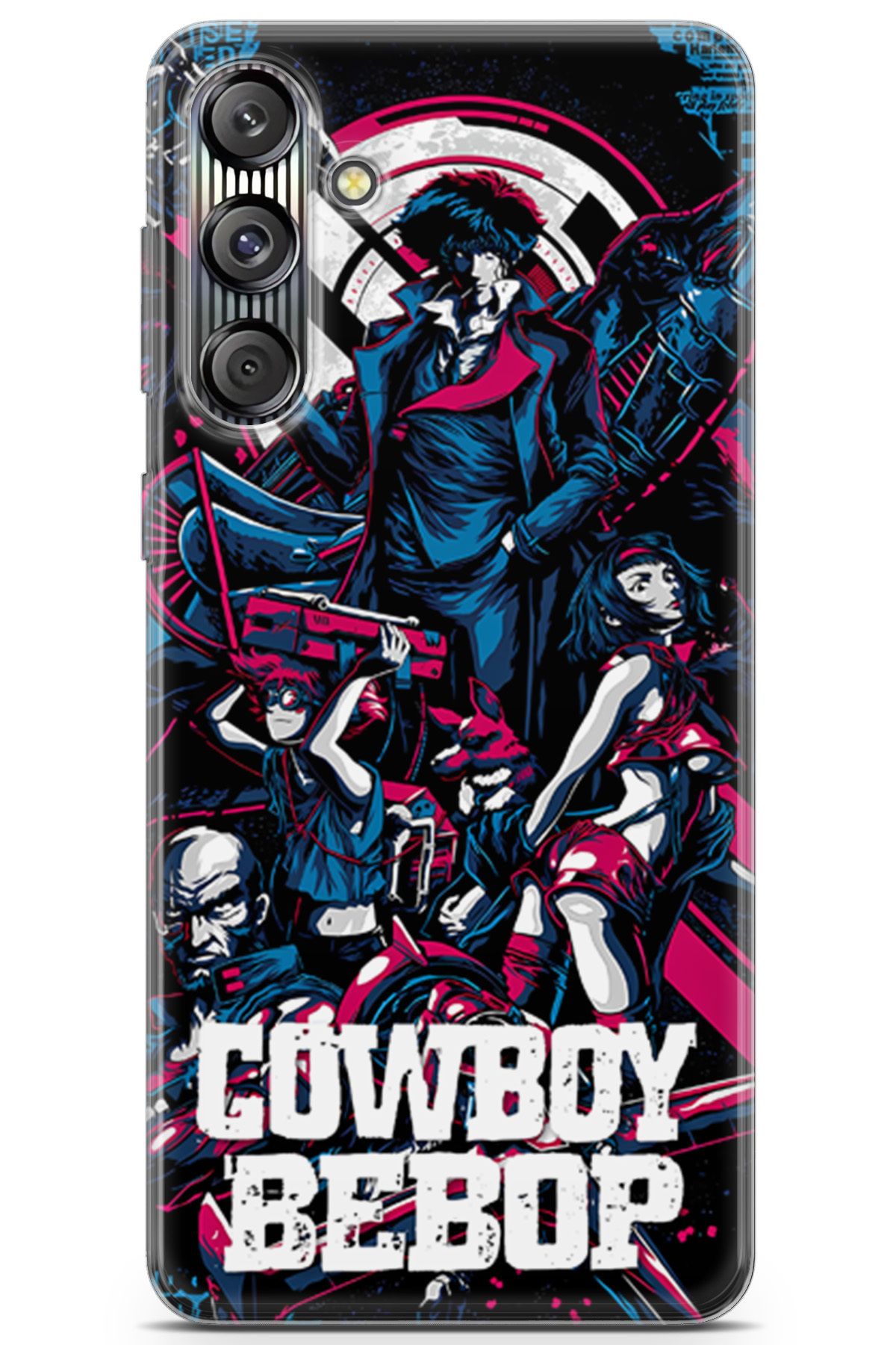 Kordilya Samsung Galaxy M55s uyumlu Manga 18 Parlak Baskılı Cowboy Bebop