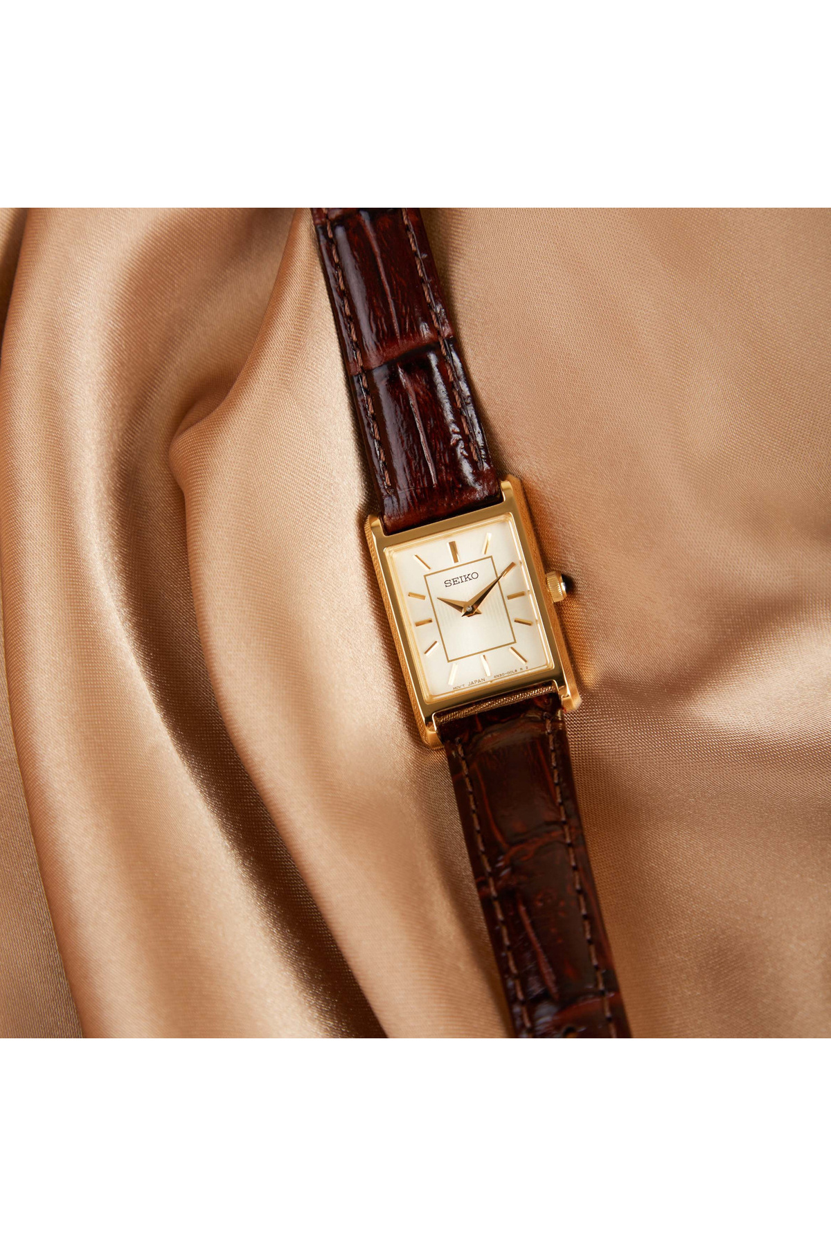 Seiko-Damen Uhr Braun Swr066p1 3