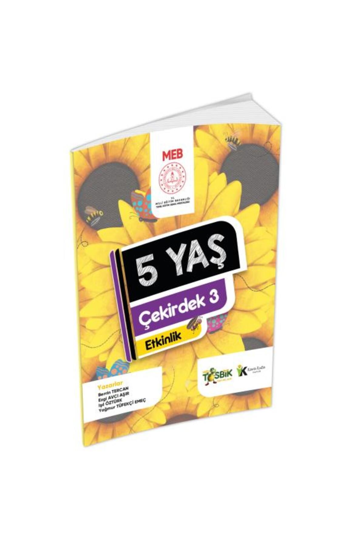 Karakutu Yayınları 5 Yaş Okul Öncesi MEB Etkinlik Kitabı Çekirdek 3 Eğlenceli ve Öğretici Aktiviteler (A4 Renkli)