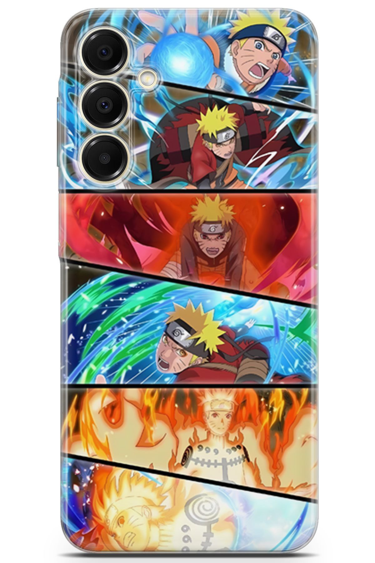 Uvilda Samsung Galaxy A16 uyumlu Anime 18 Şeffaf Naturo Anime