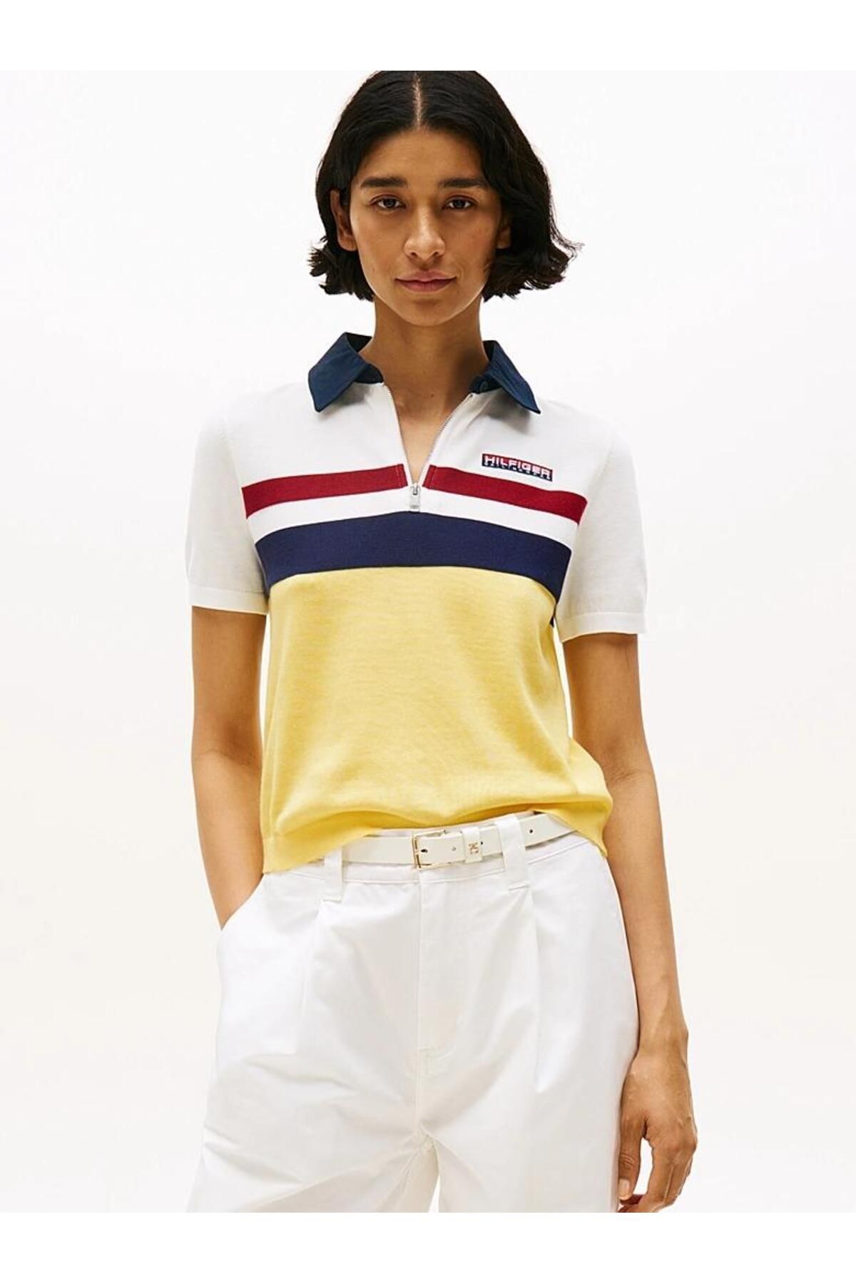 Tommy Hilfiger Kadın WSW SAILING POLO Triko