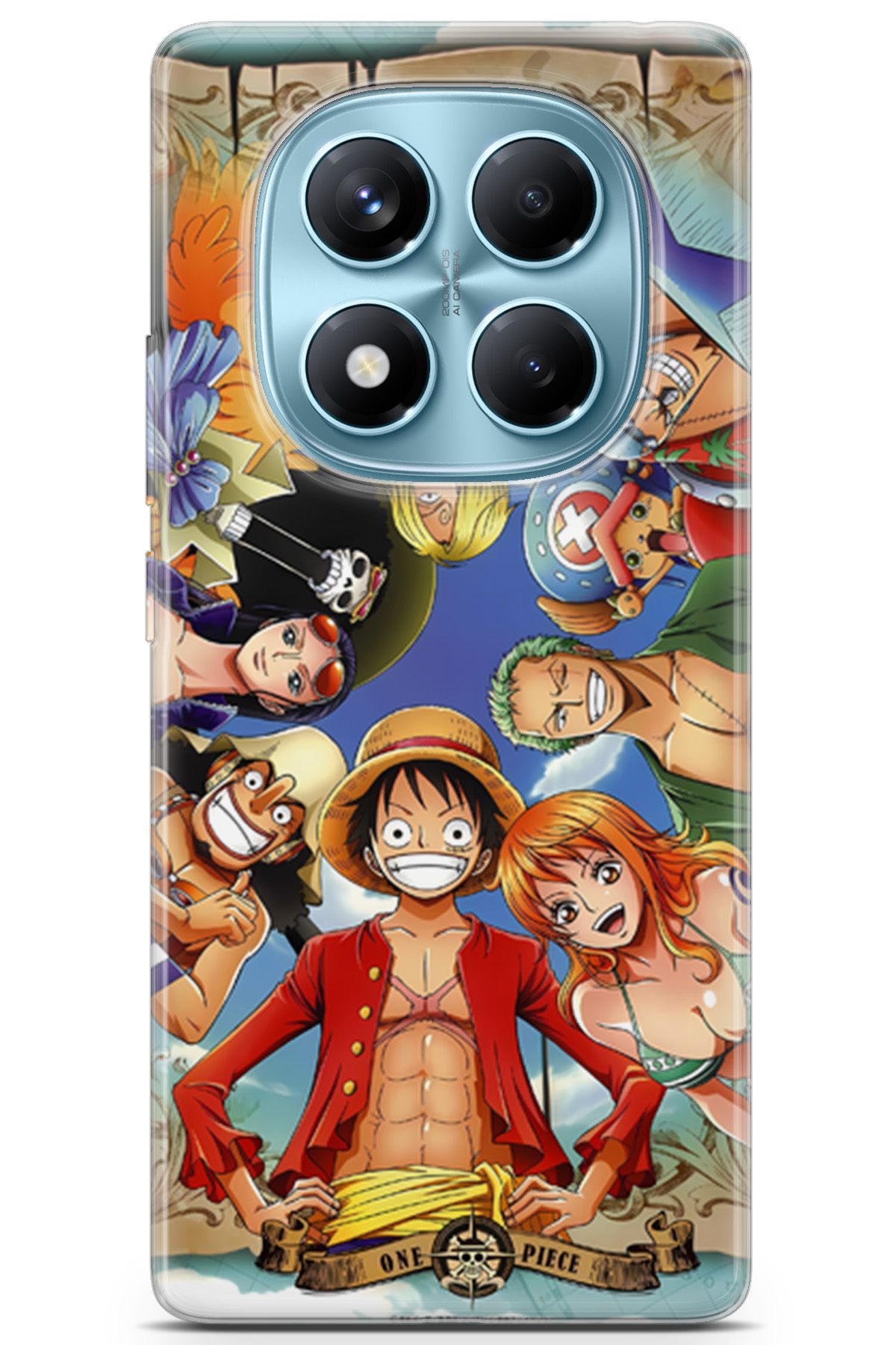 Kordilya Xiaomi Redmi Note 14 Pro 4G uyumlu Manga 30 Fit Baskılı One Piece Anime