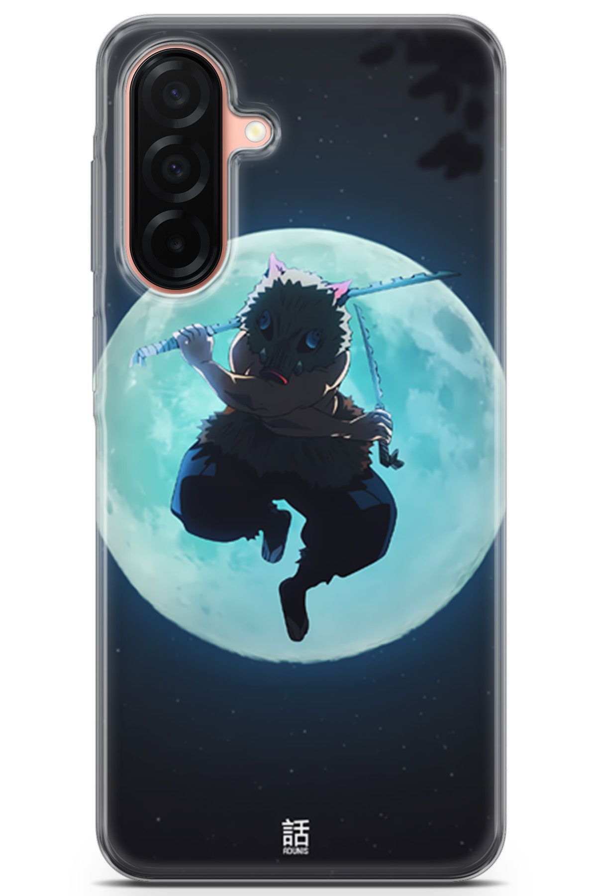 Uvilda Samsung Galaxy A26 uyumlu Anime 28 Parlak Baskılı Demon Slayer inosuke Hashibira