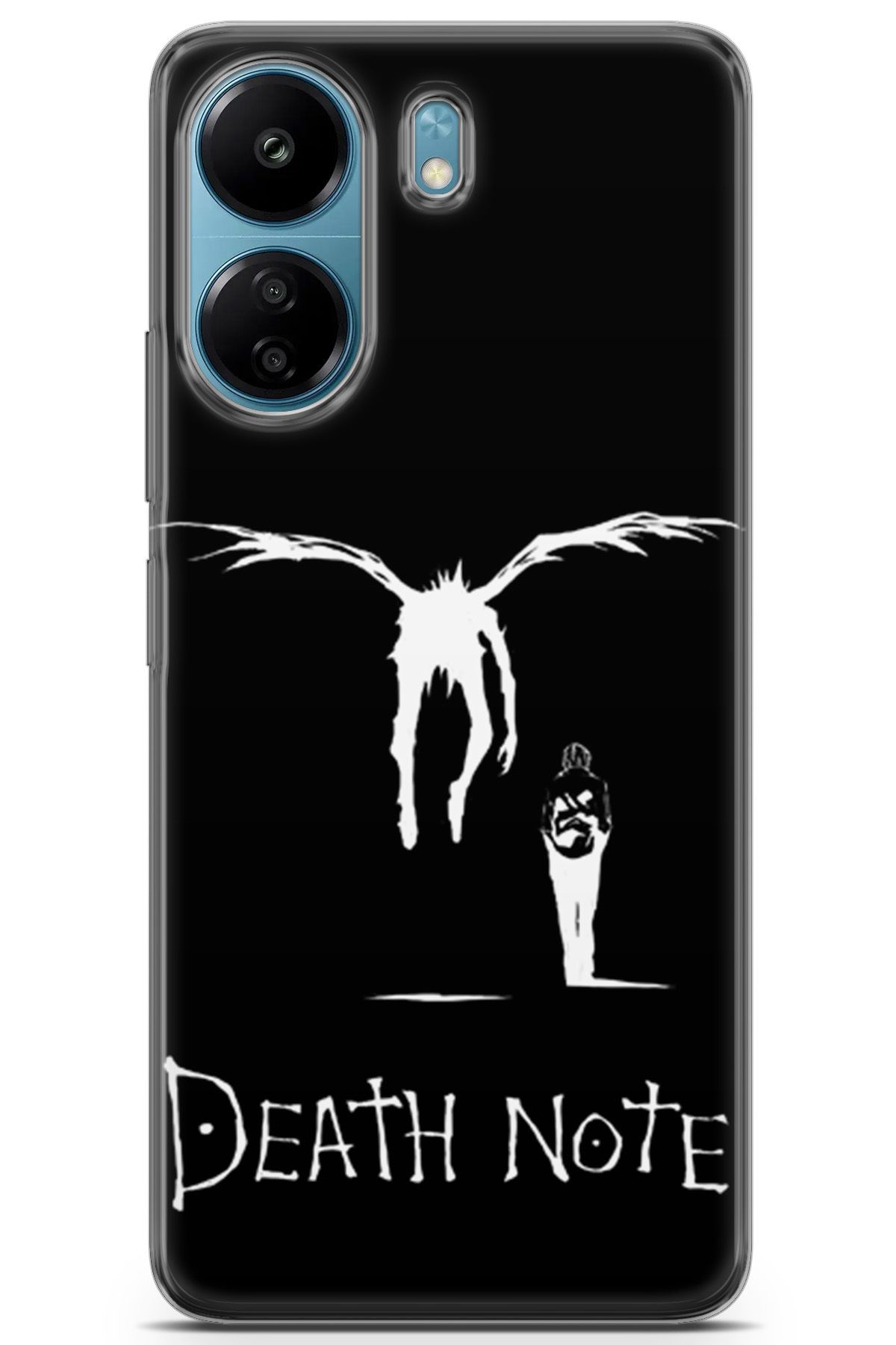 Kordilya Xiaomi Poco C65 uyumlu Manga 1 Baskılı Telefon Kabı Death Note Shinigami