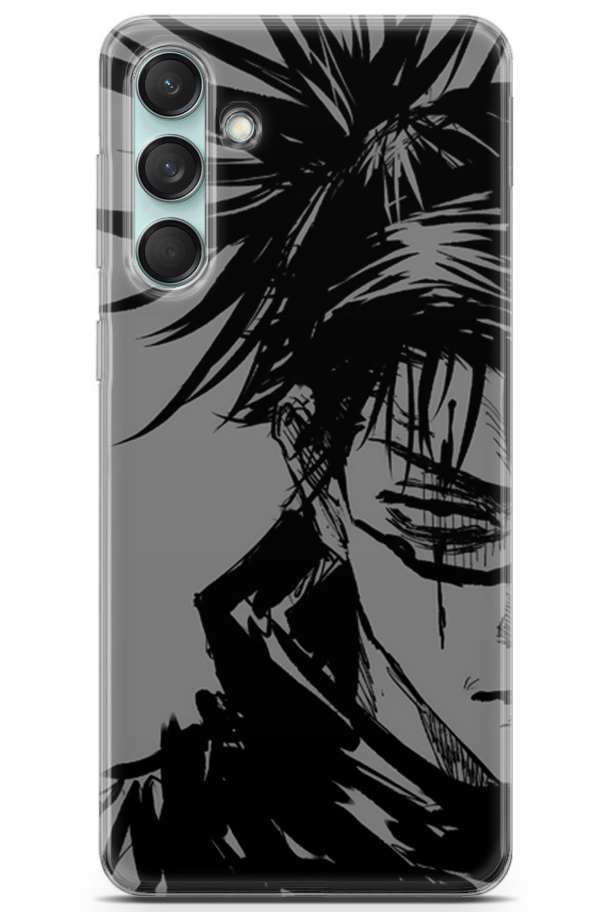 Kordilya Samsung Galaxy M55 uyumlu Manga 4 Renkli Tasarım Choso Jujutsu Kaisen