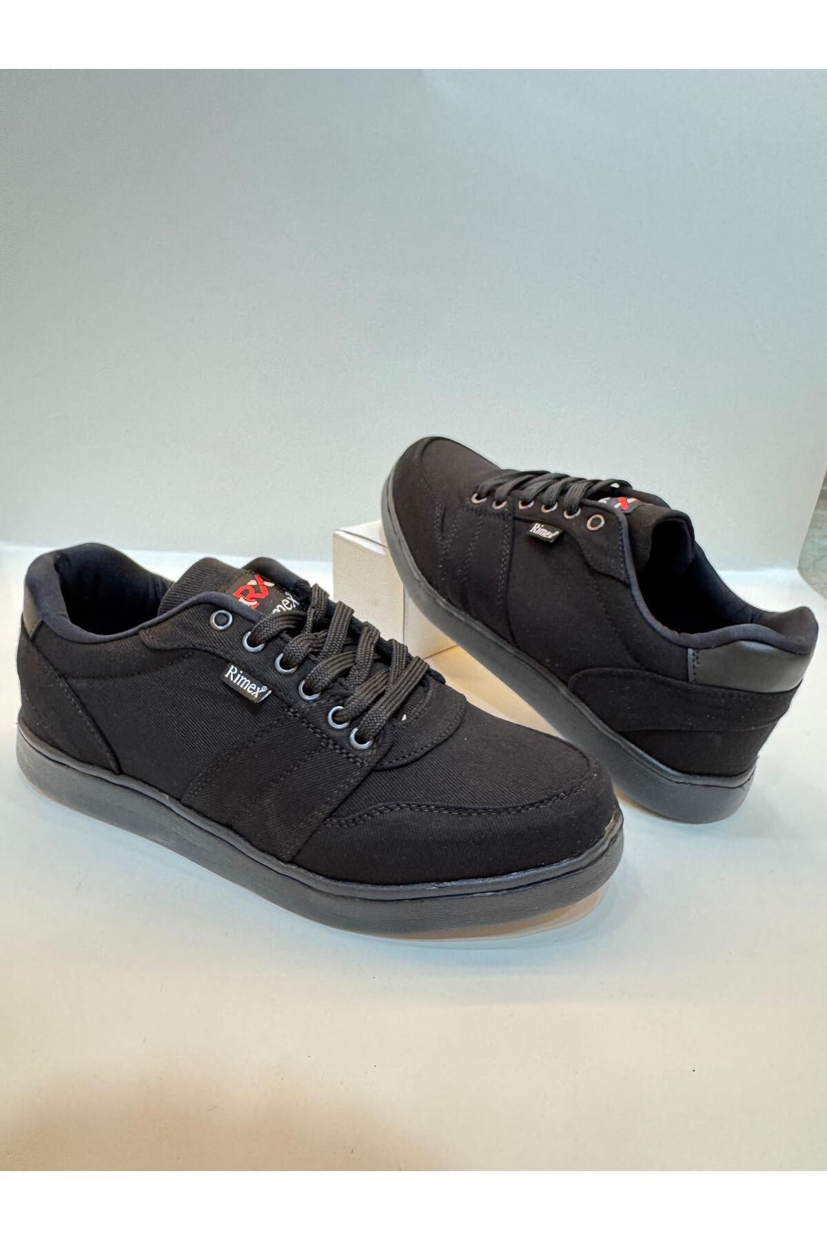 Rimex Keten Canvas Gabardin Günlük Kullanım Sneaker Ayakkabı